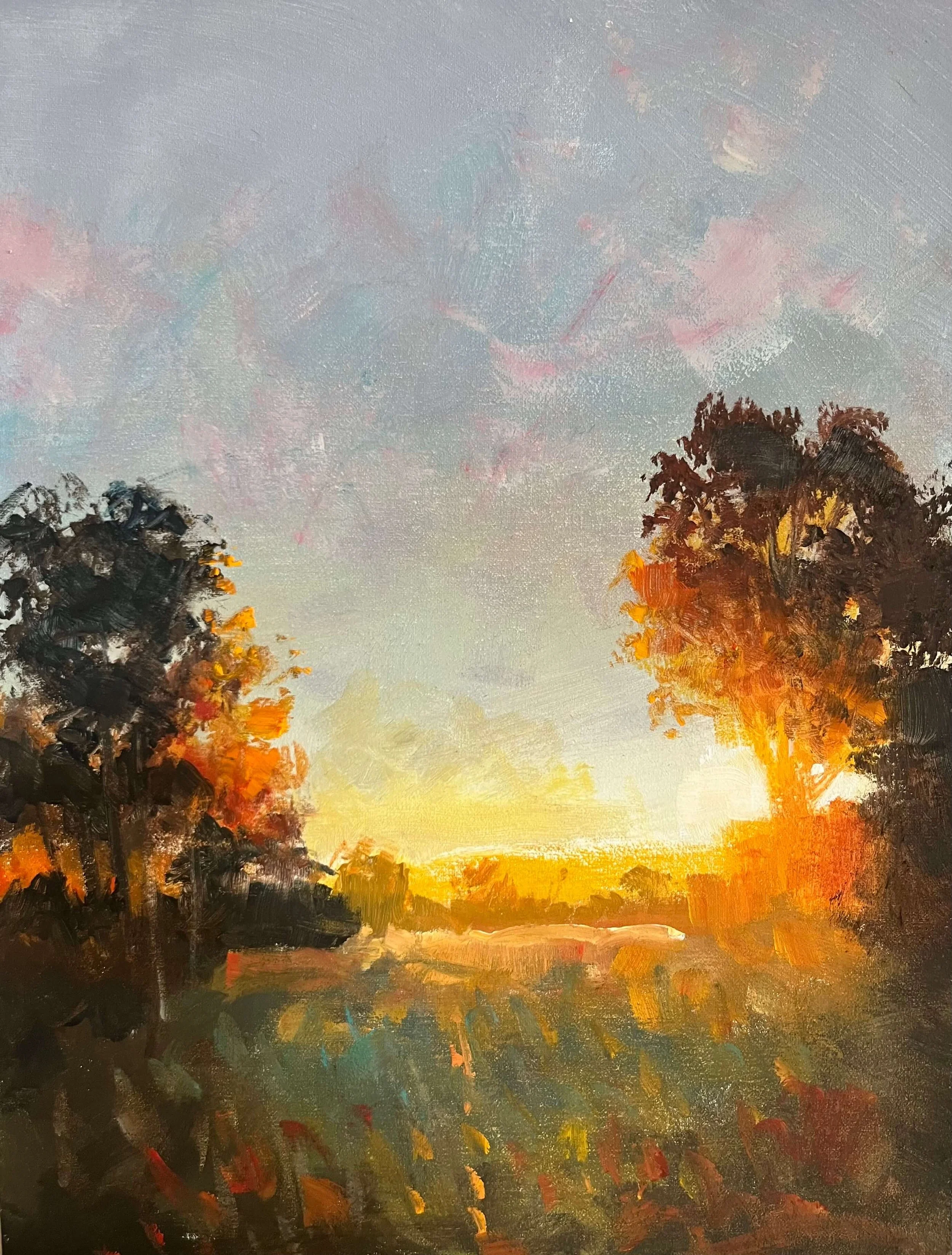 Sunrise, 9x12" Framed
$750
