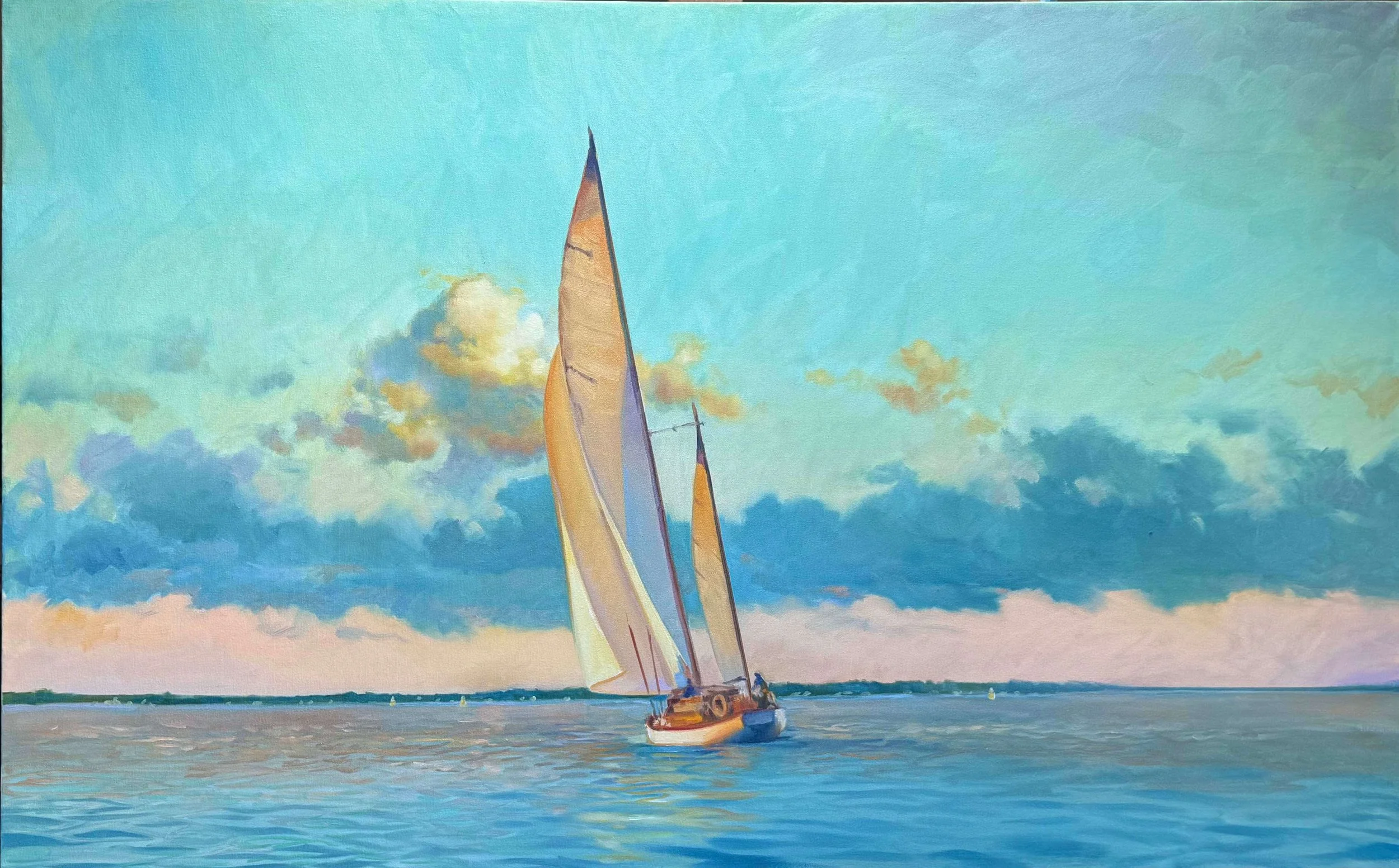 wonderful evening, 30"x48""
$2500