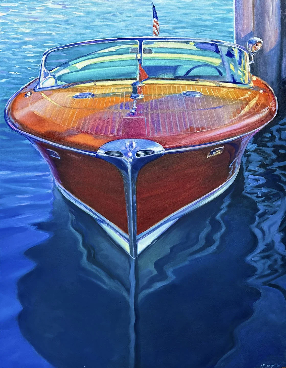 "Chris Craft " 30x48" Oils  $2500