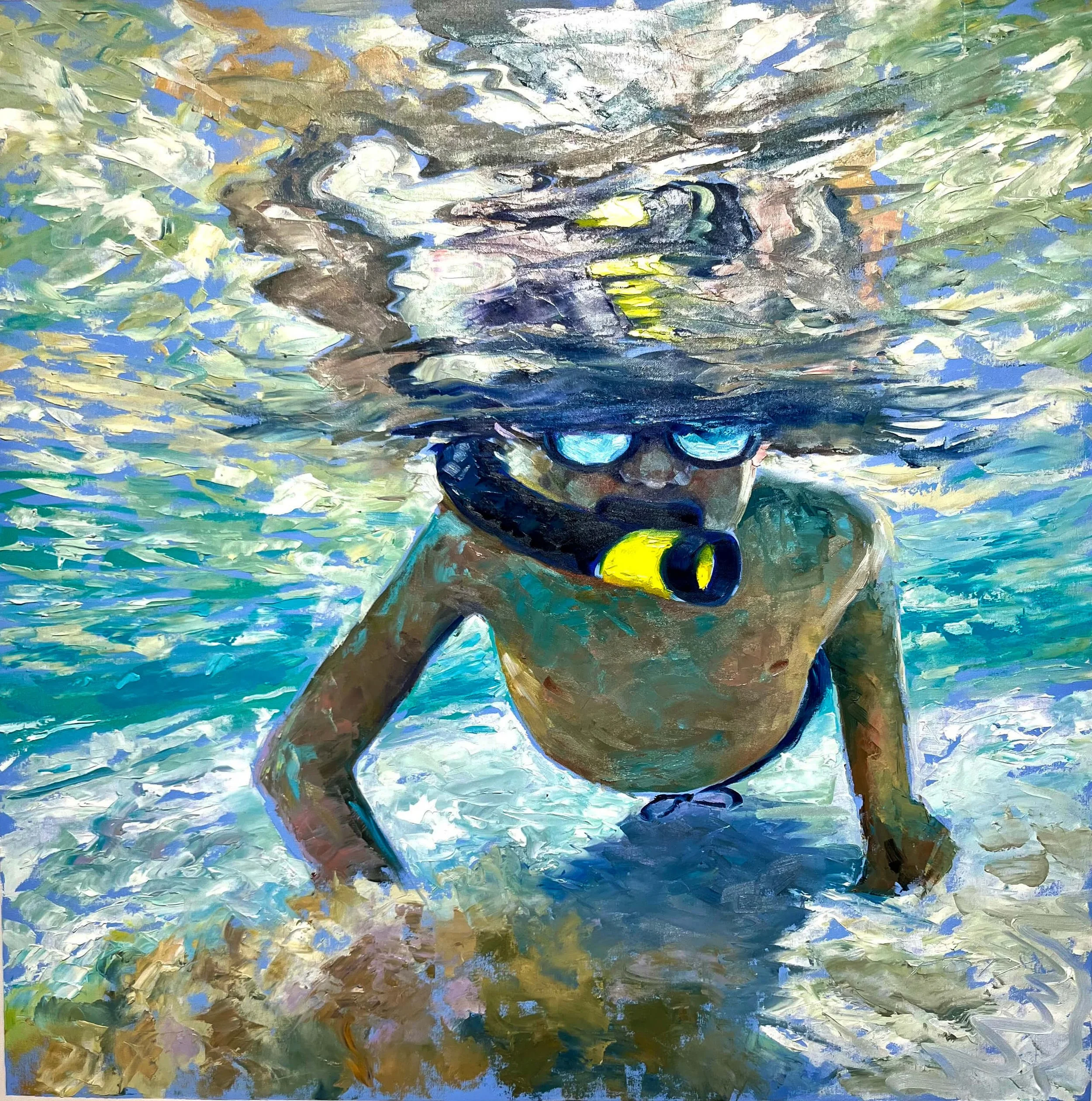 "Underwater" 30x30"
$1200