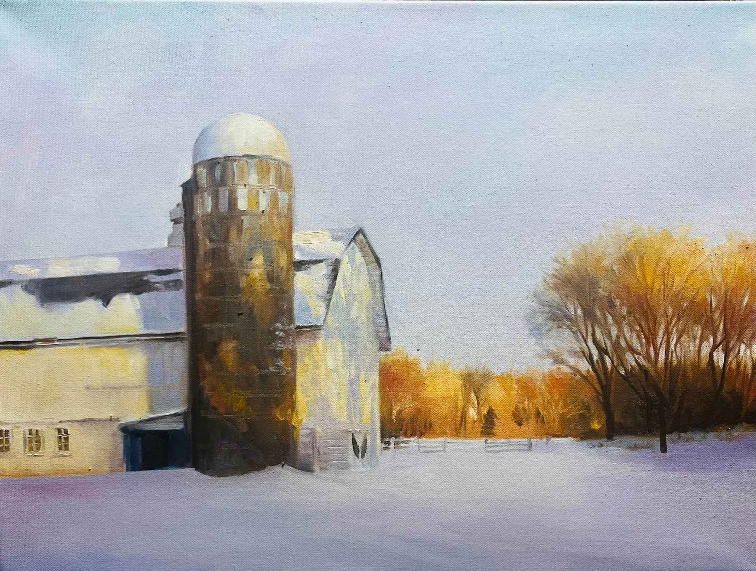 Golden Hour Barn, 18x24"
$850
