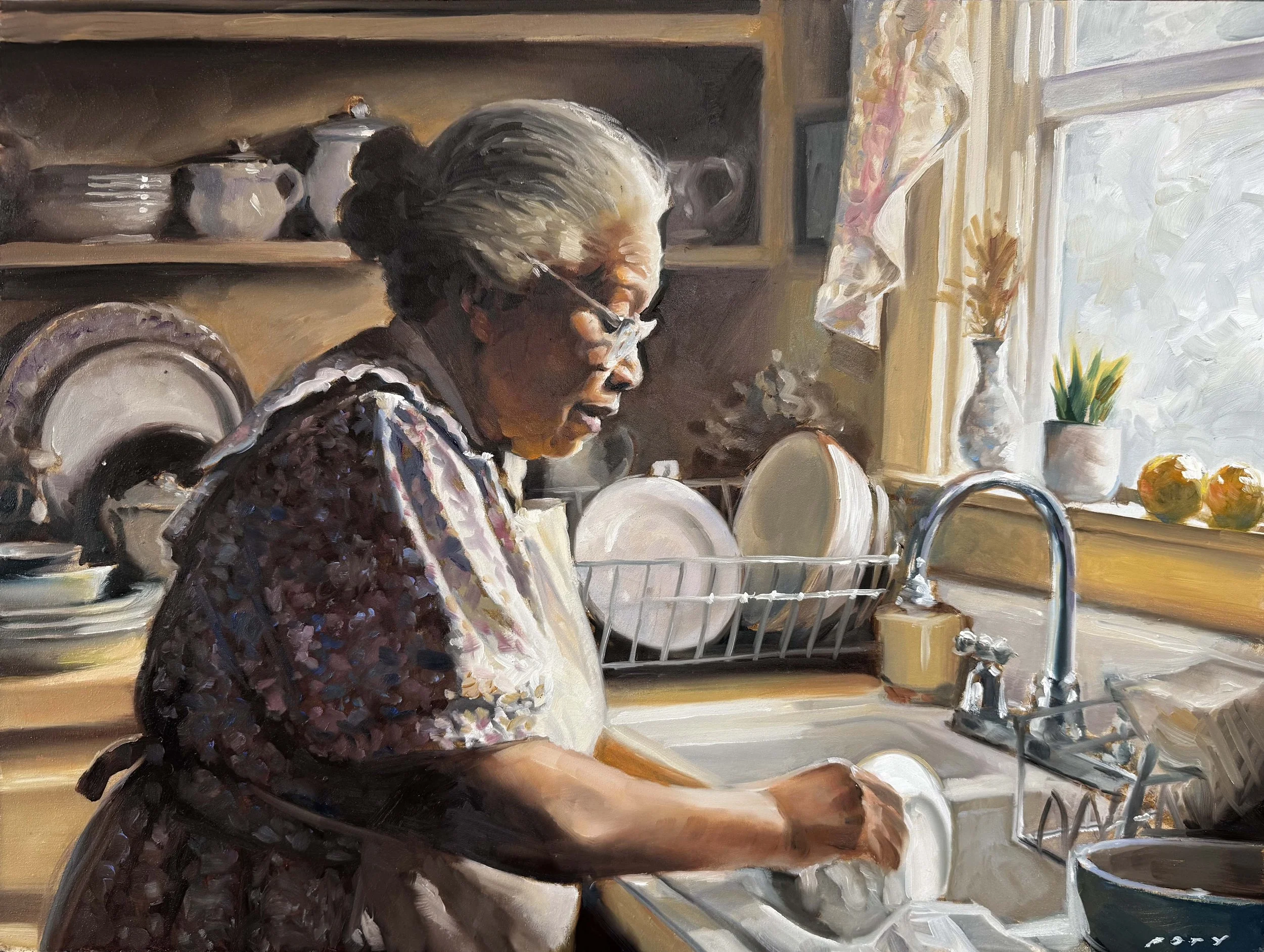 "Grandma"  18x24" Oils
$1400