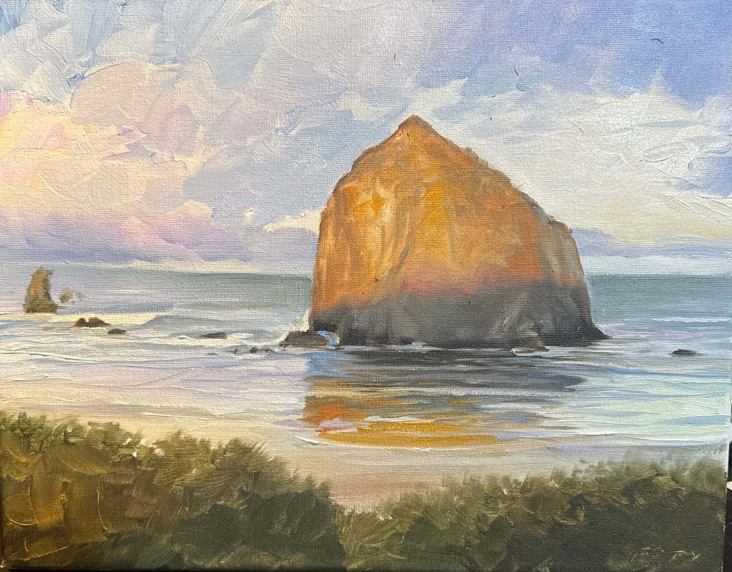 Hay Stack Rock, 11x14" Oils
$1000