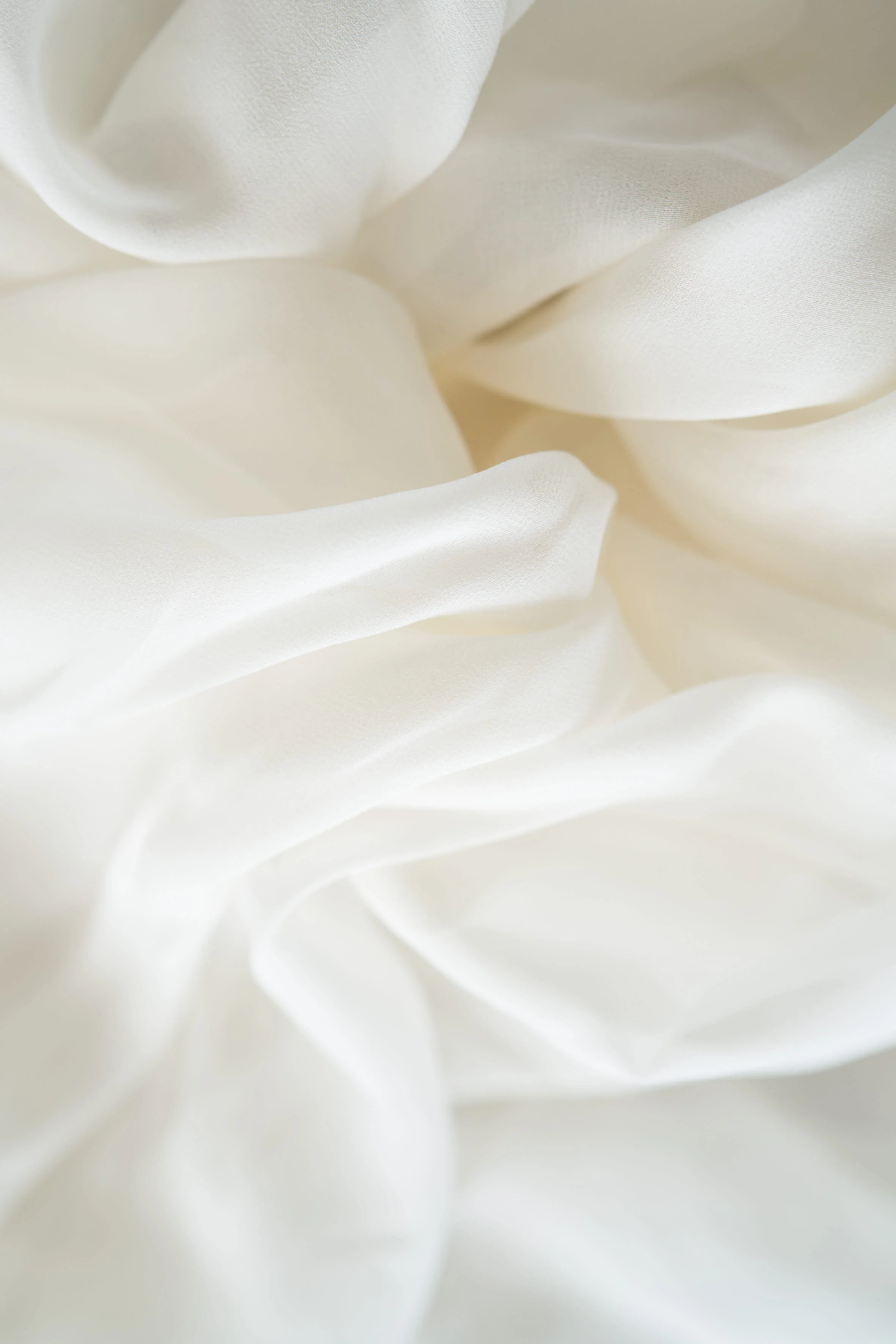 Ivory Silk Georgette