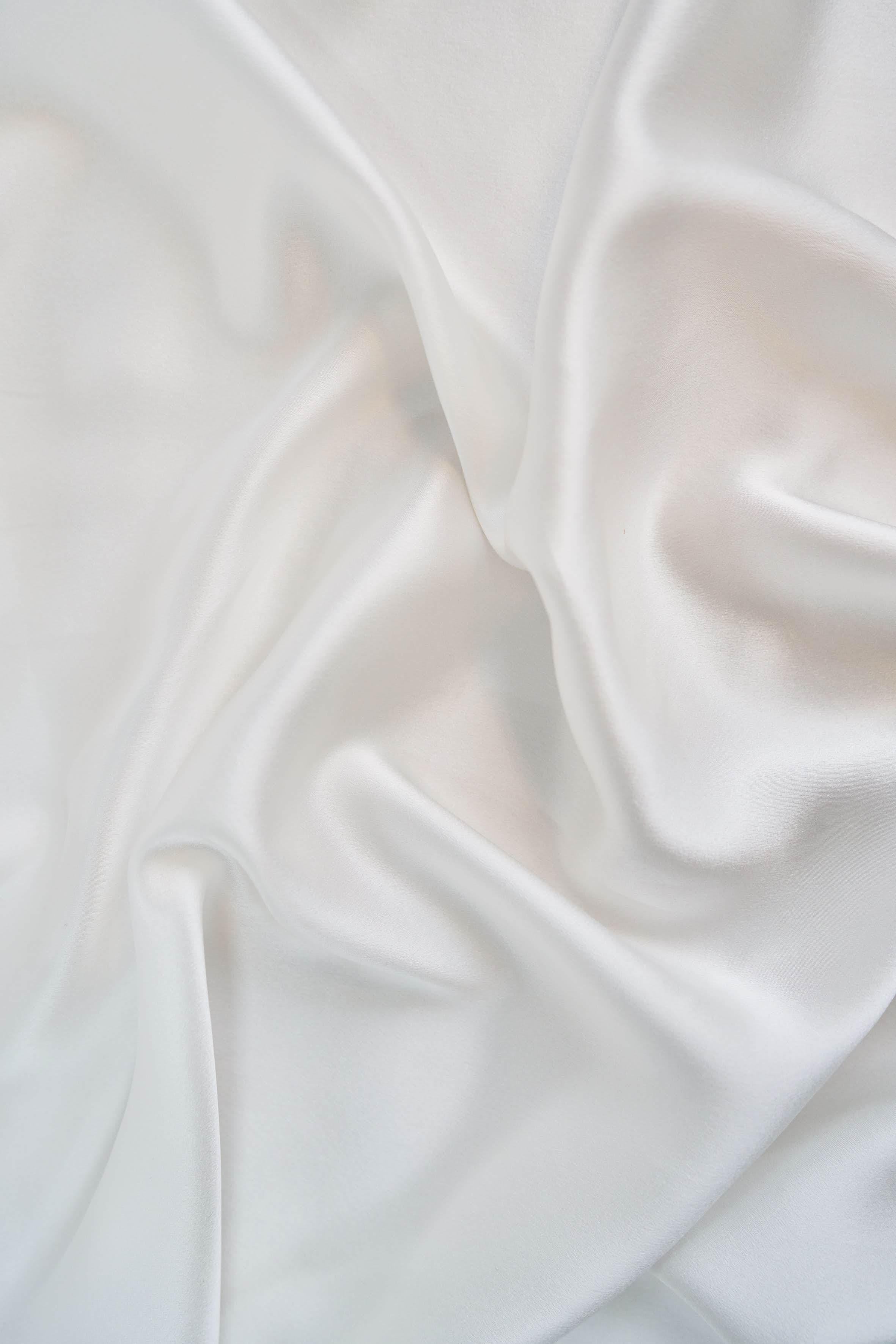 Ivory Silk Satin