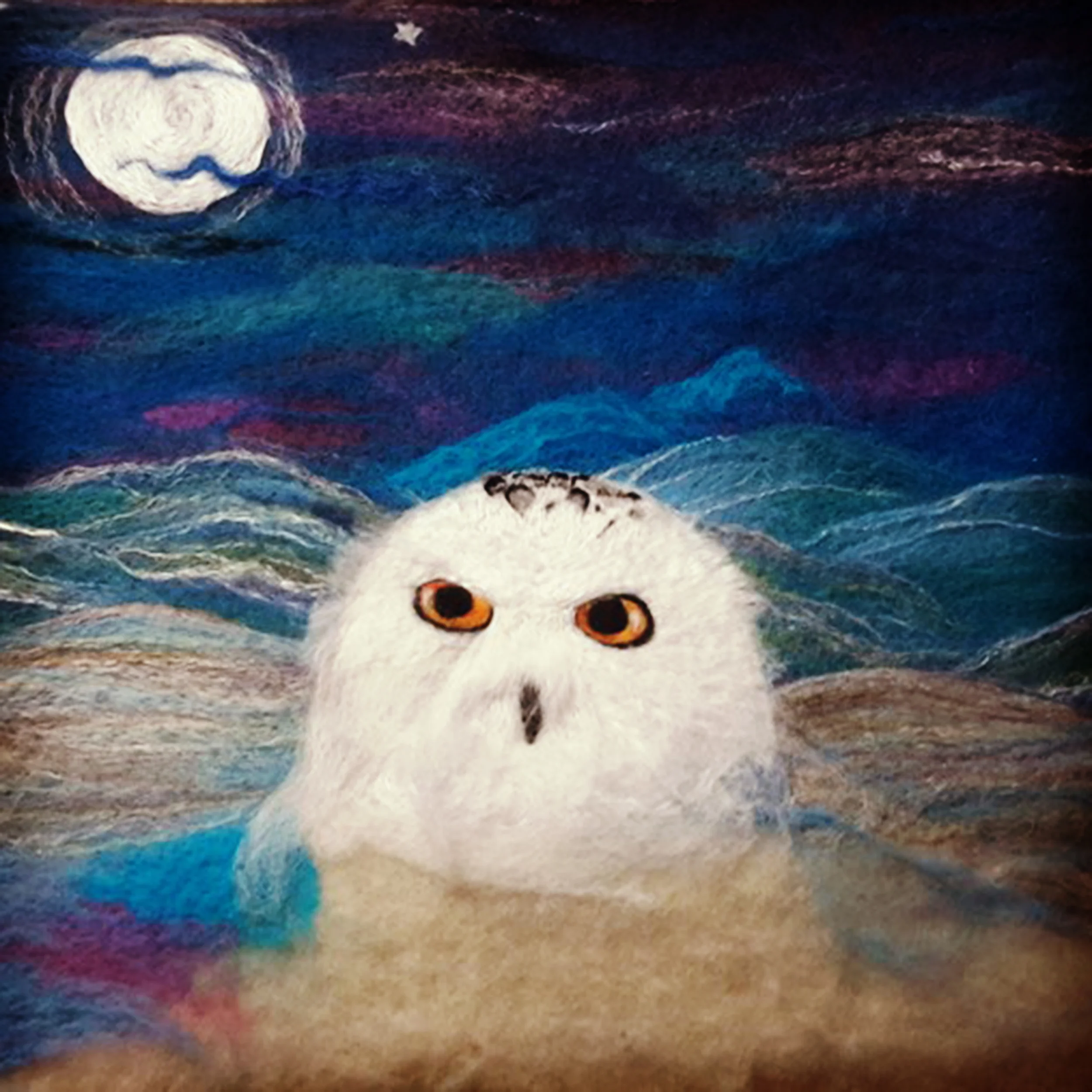 WiP owl tapestry