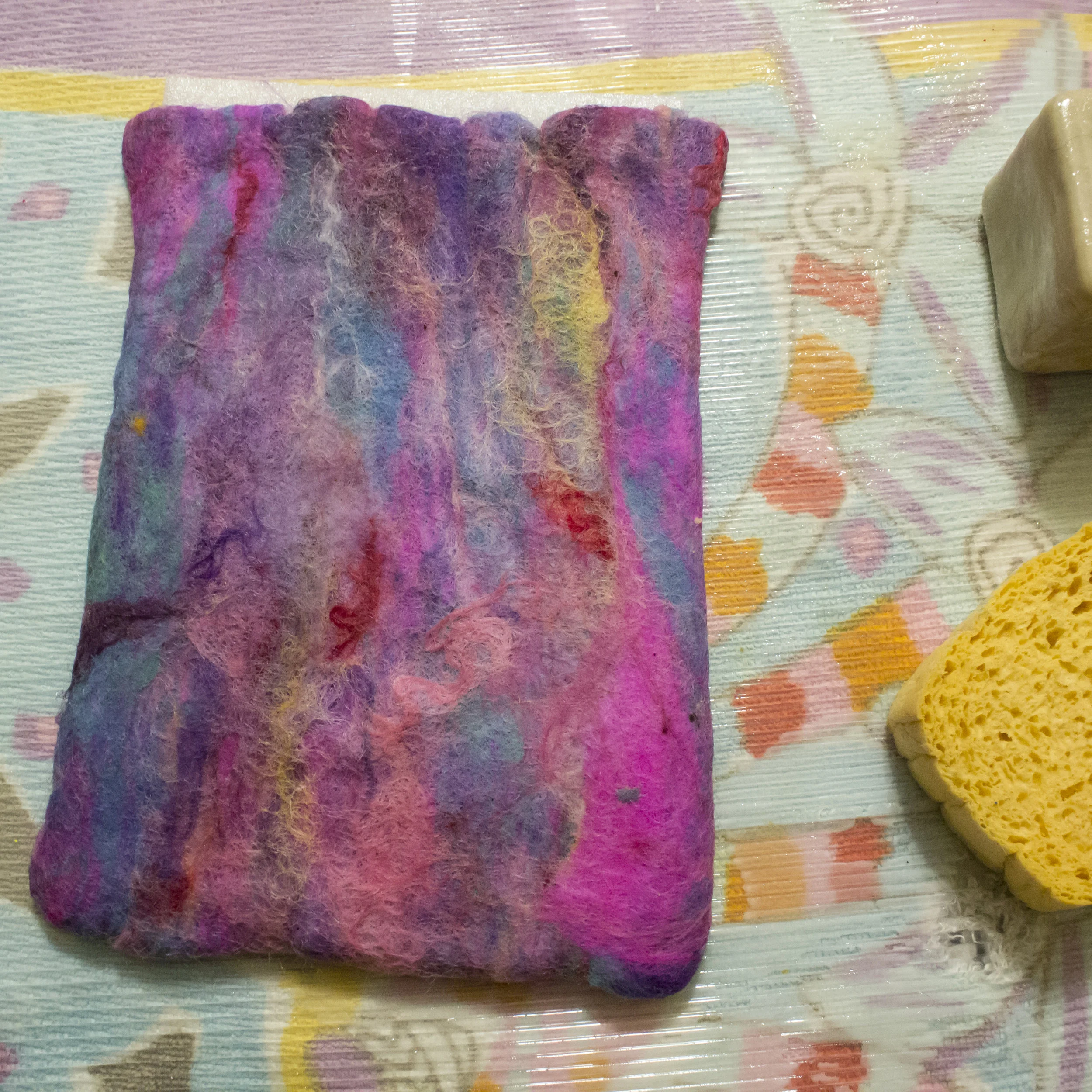 wet felted bags