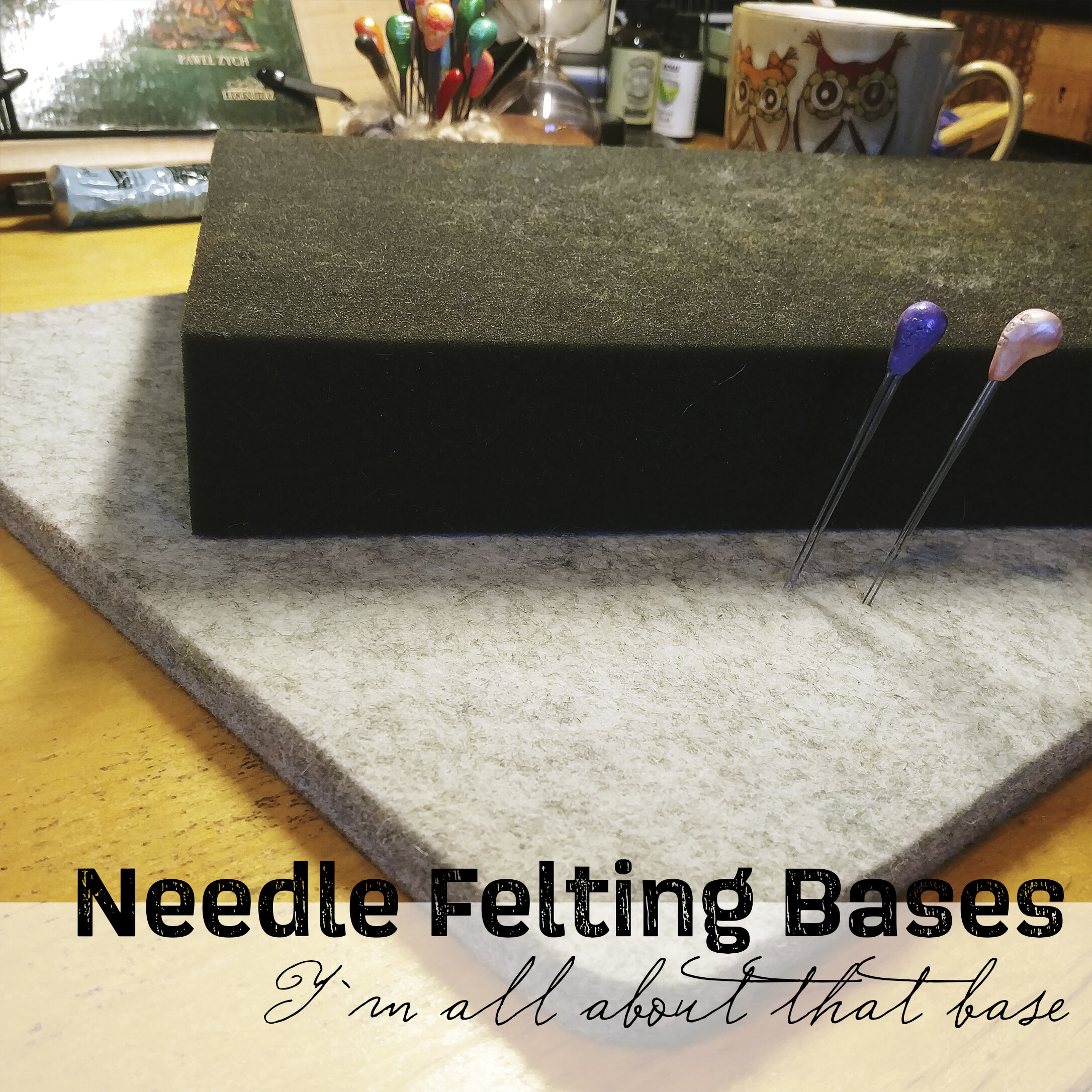 Memfish Wool Needle Felting Pad,Needled Felting Mat Woolen Block Eco-Friendly Thick and Firm Needle Felting Base for Precision Felting Projects