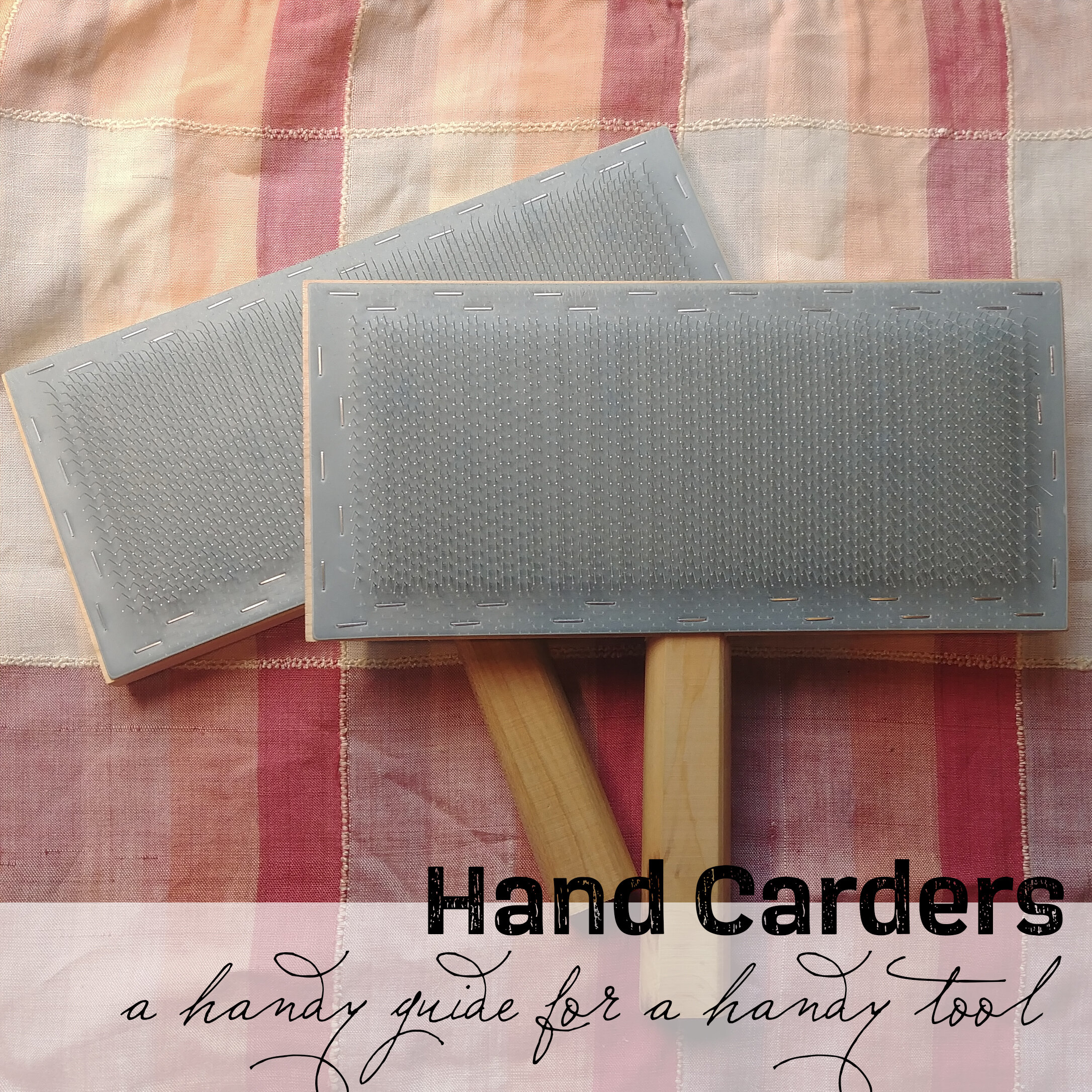 Wool Carders Heidifeathers®  Hand Carders or Single Flick Carder 