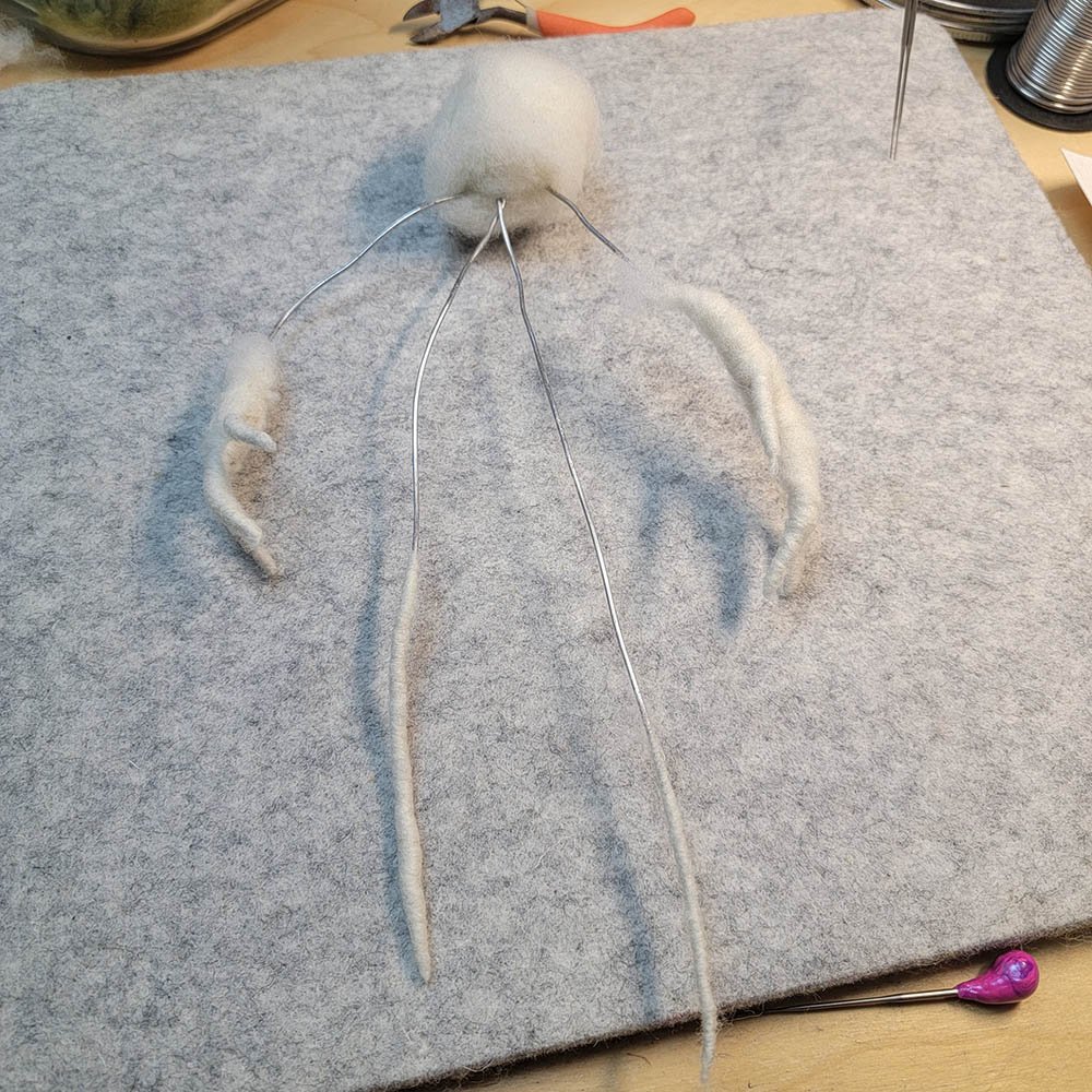 Using wire for needle felting - Ultimate Guide To Needle Felting