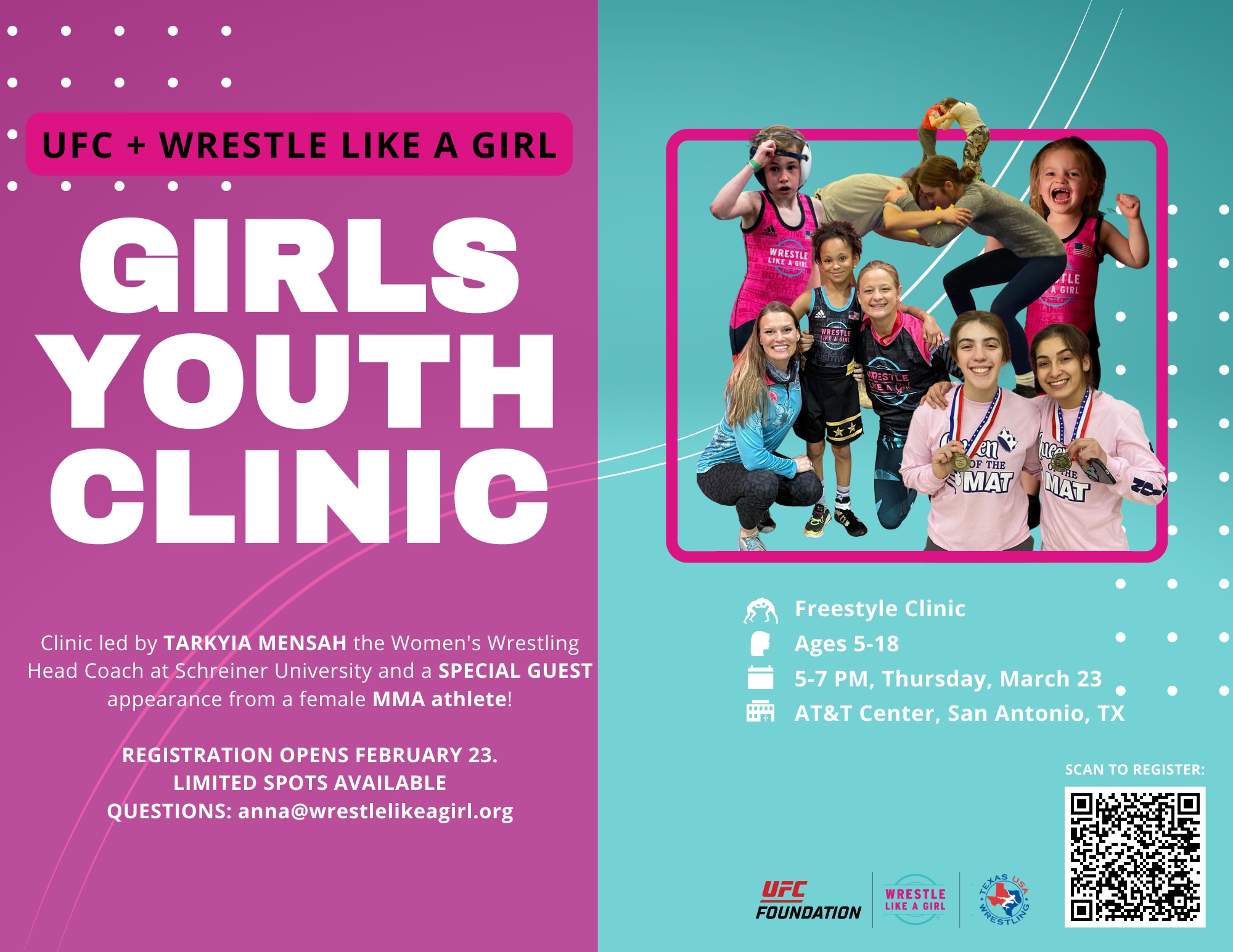 2023 Camps & Events — Wrestle Like A Girl