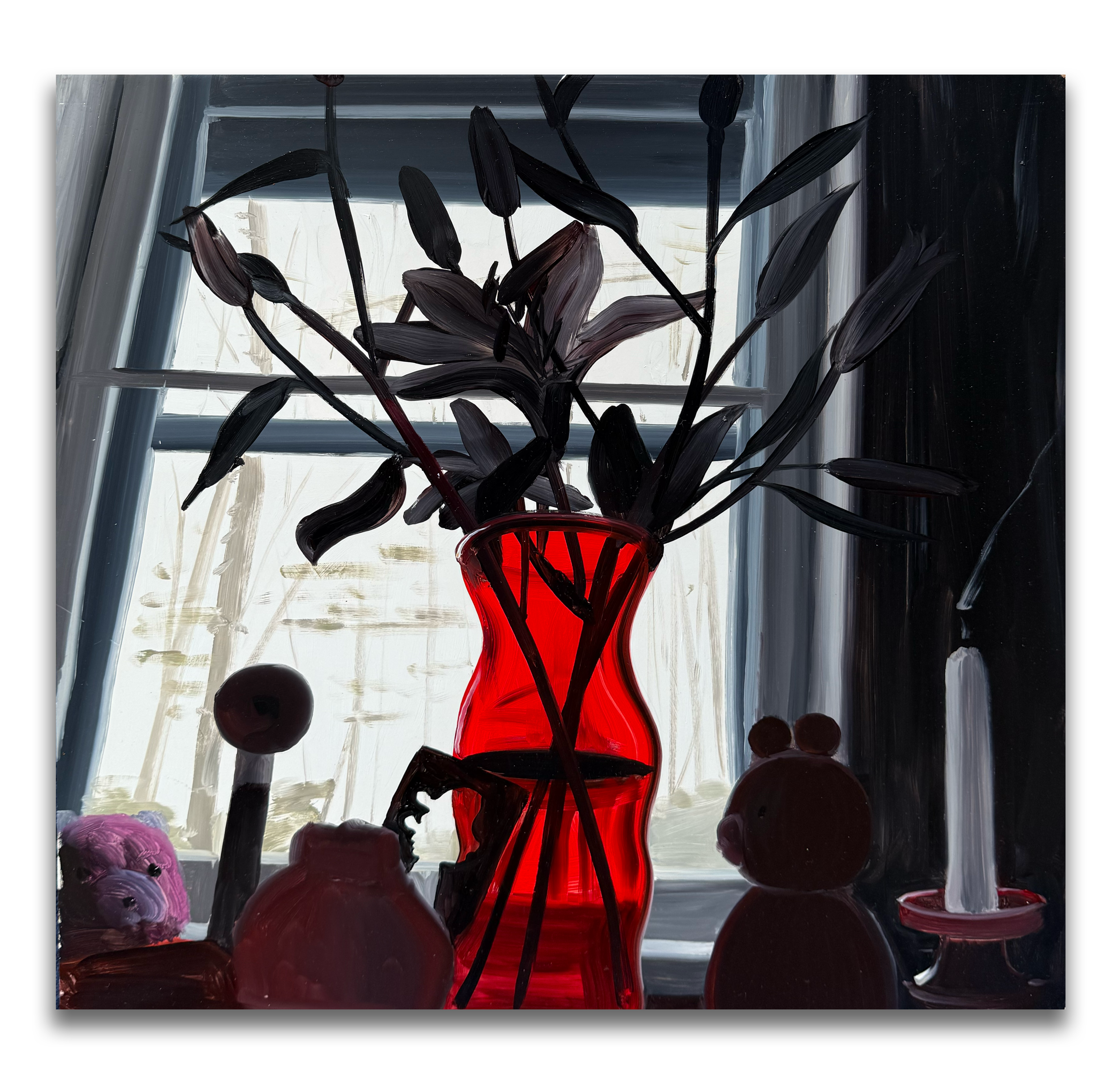 Backlit Vase