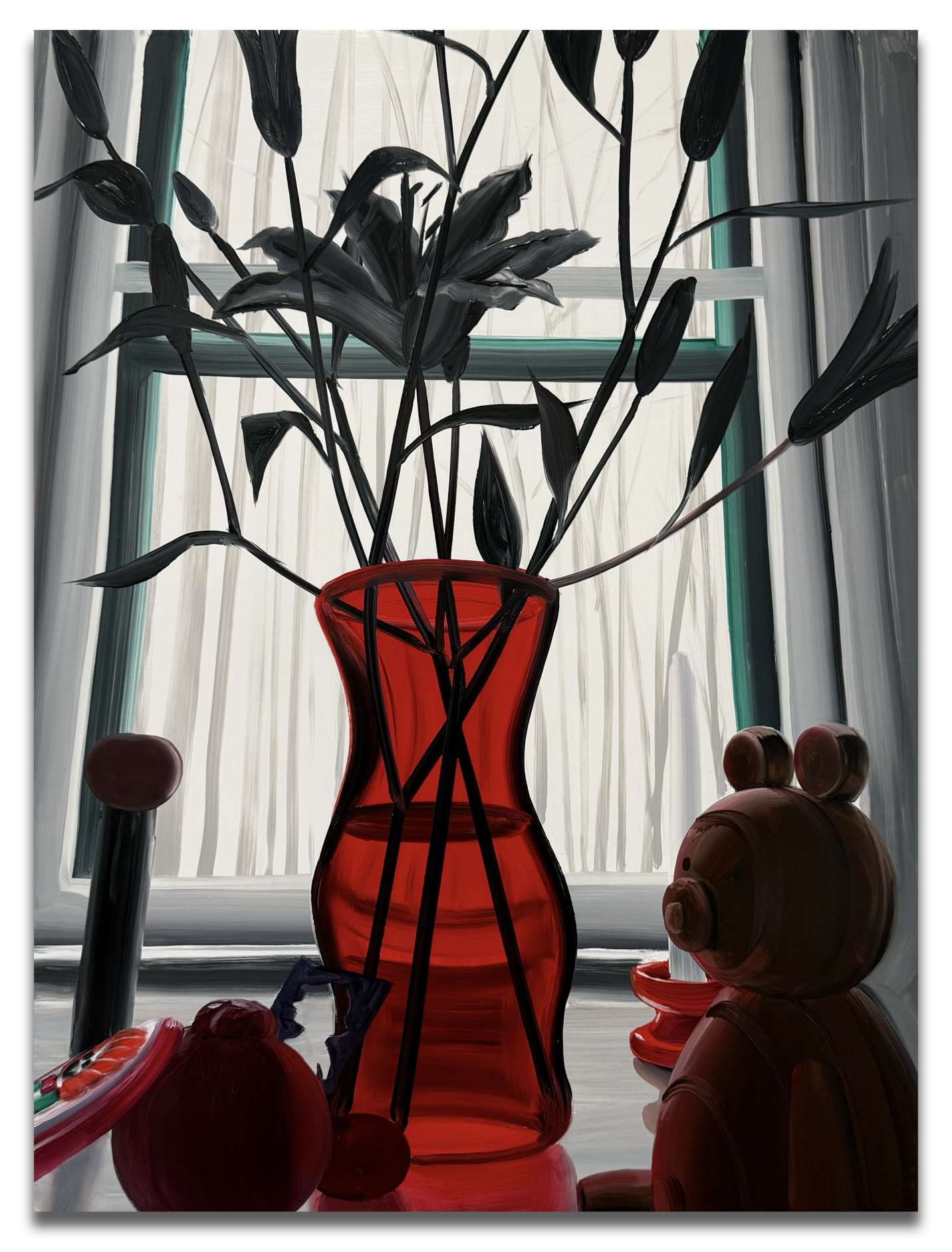 Red Vase 