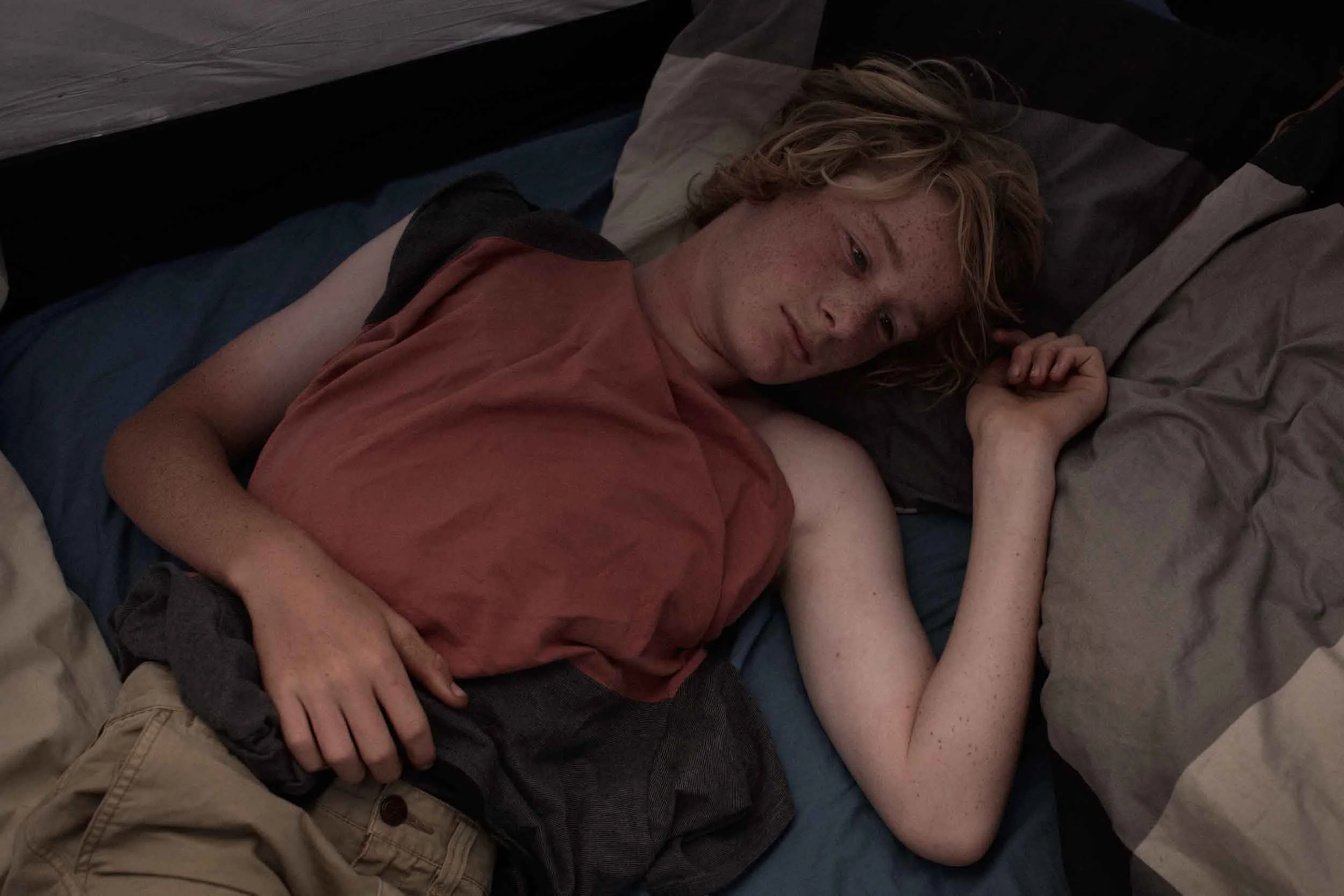 Louie in tent.jpg