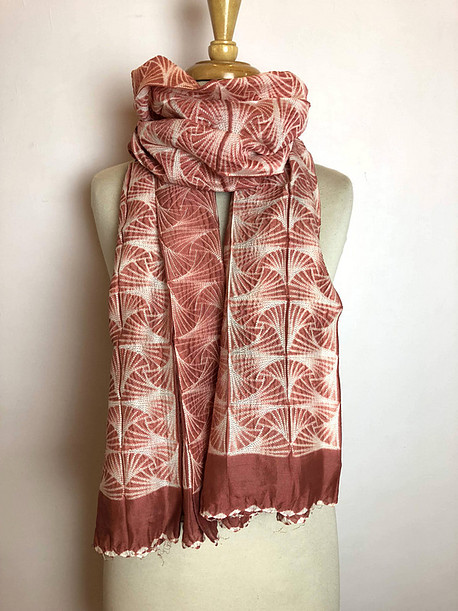 These exceptional scarves are brought to you from the ethical brand House of Wandering Silk .