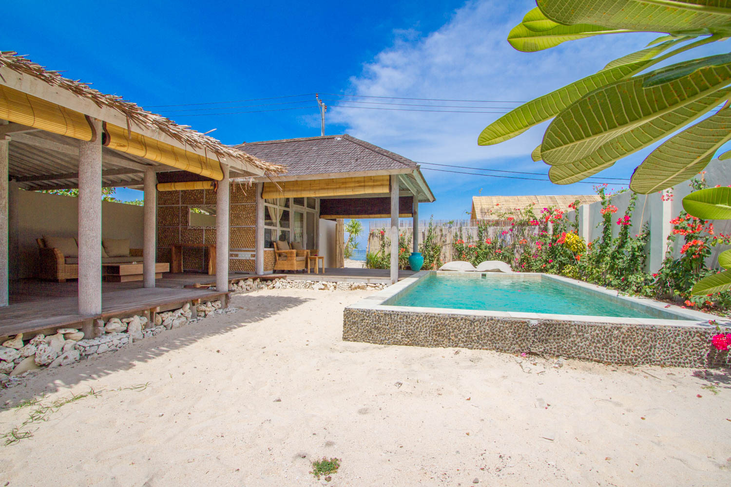 Private garden with pool - 2 BDR - Avia Villa Resort Gili Meno