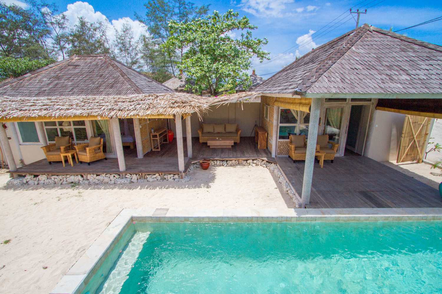 2 bedrooms villa with private pool and garden - Avia villa Resort Gili Meno