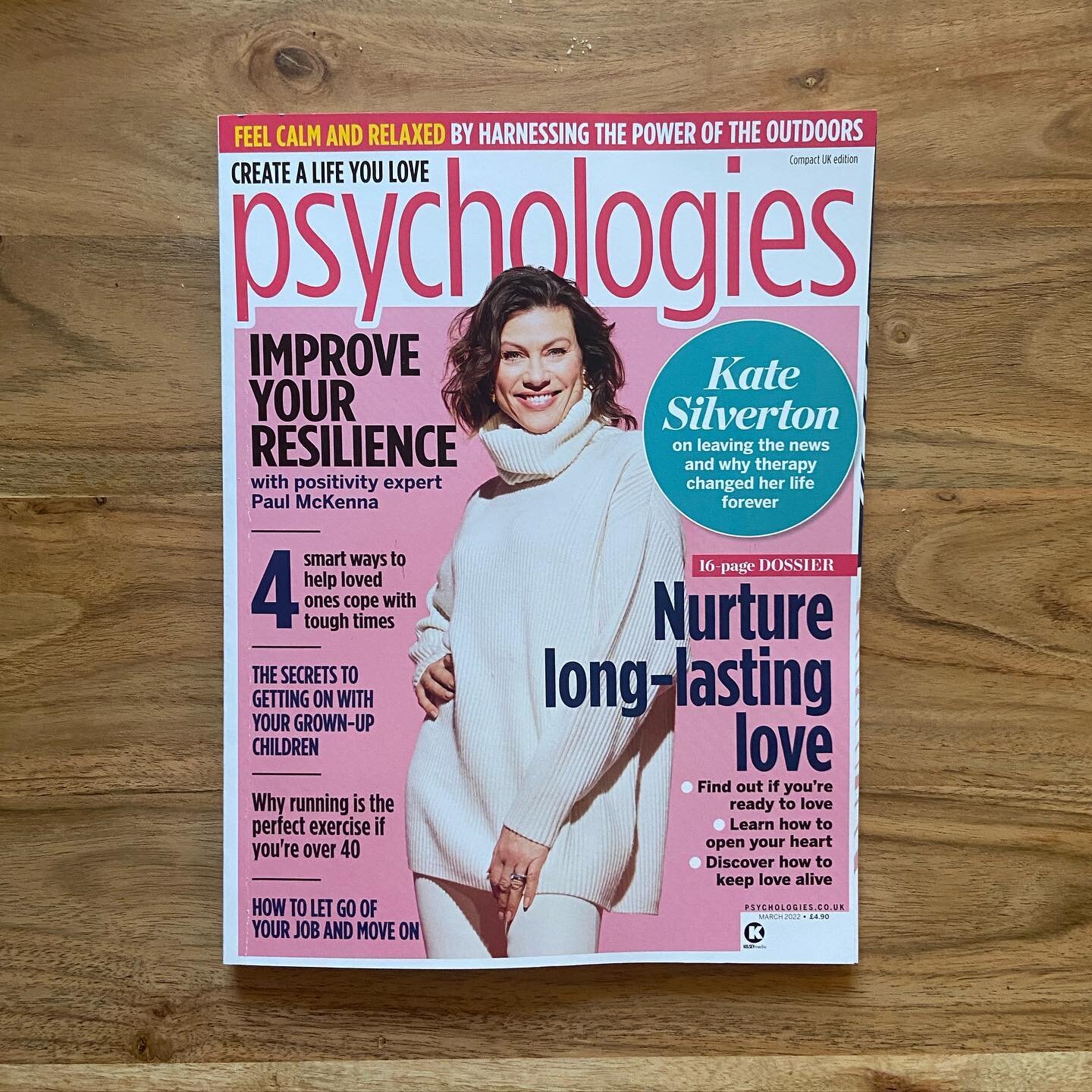 Starting the year with my first commission in one of my favourite magazines being published. I actually wrote this piece on ecotherapy for @psychologiesmagazine a few weeks before Elphie was born last summer, inspired by a powerful, empowering ecothe