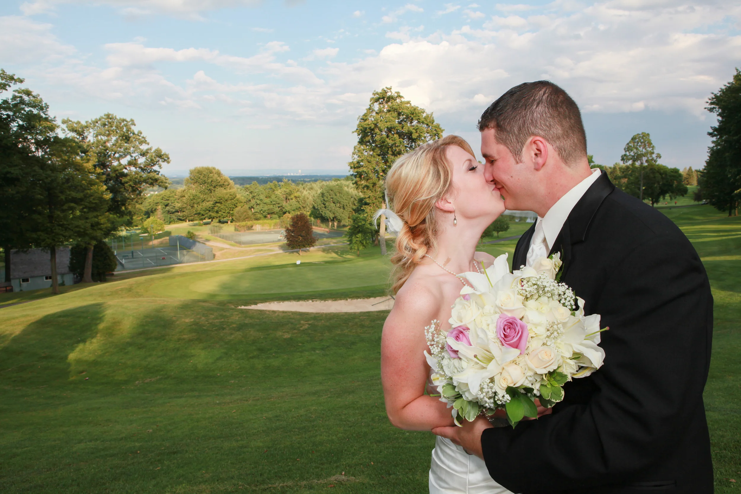 Golf course wedding in Albany