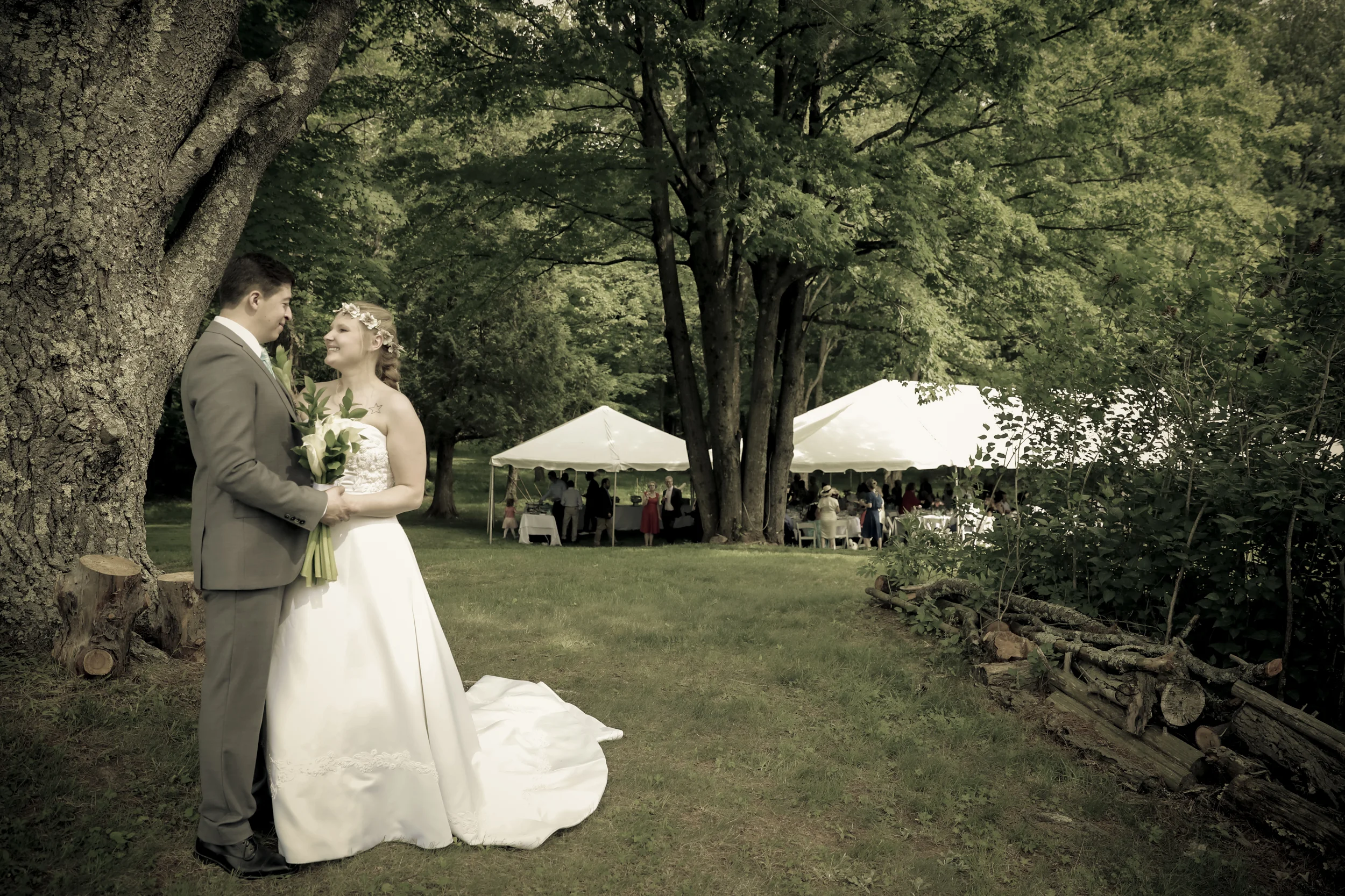 A perfect simple Saugerties country wedding