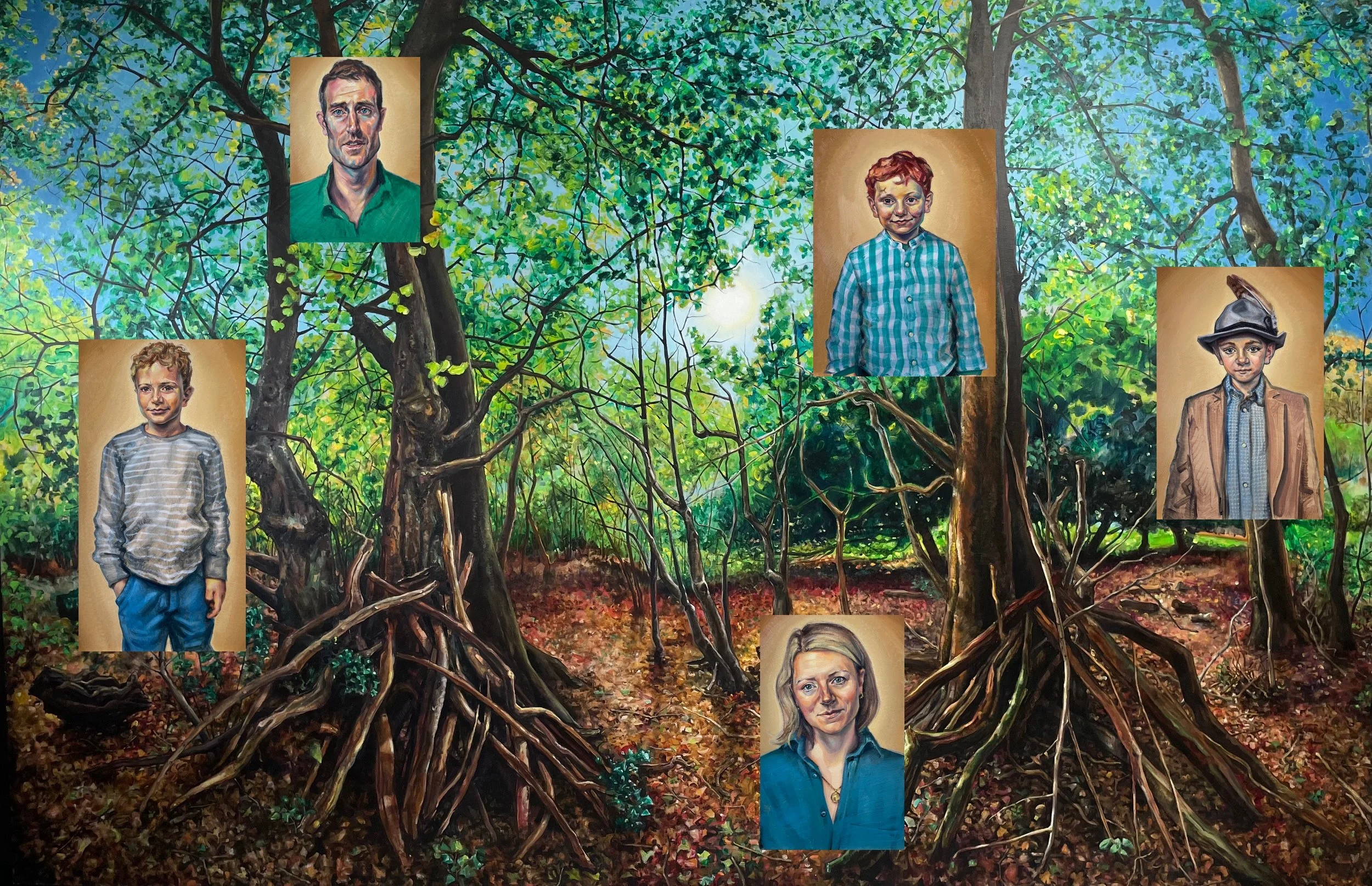 Arthur, Emily, Wilf, George and Jim