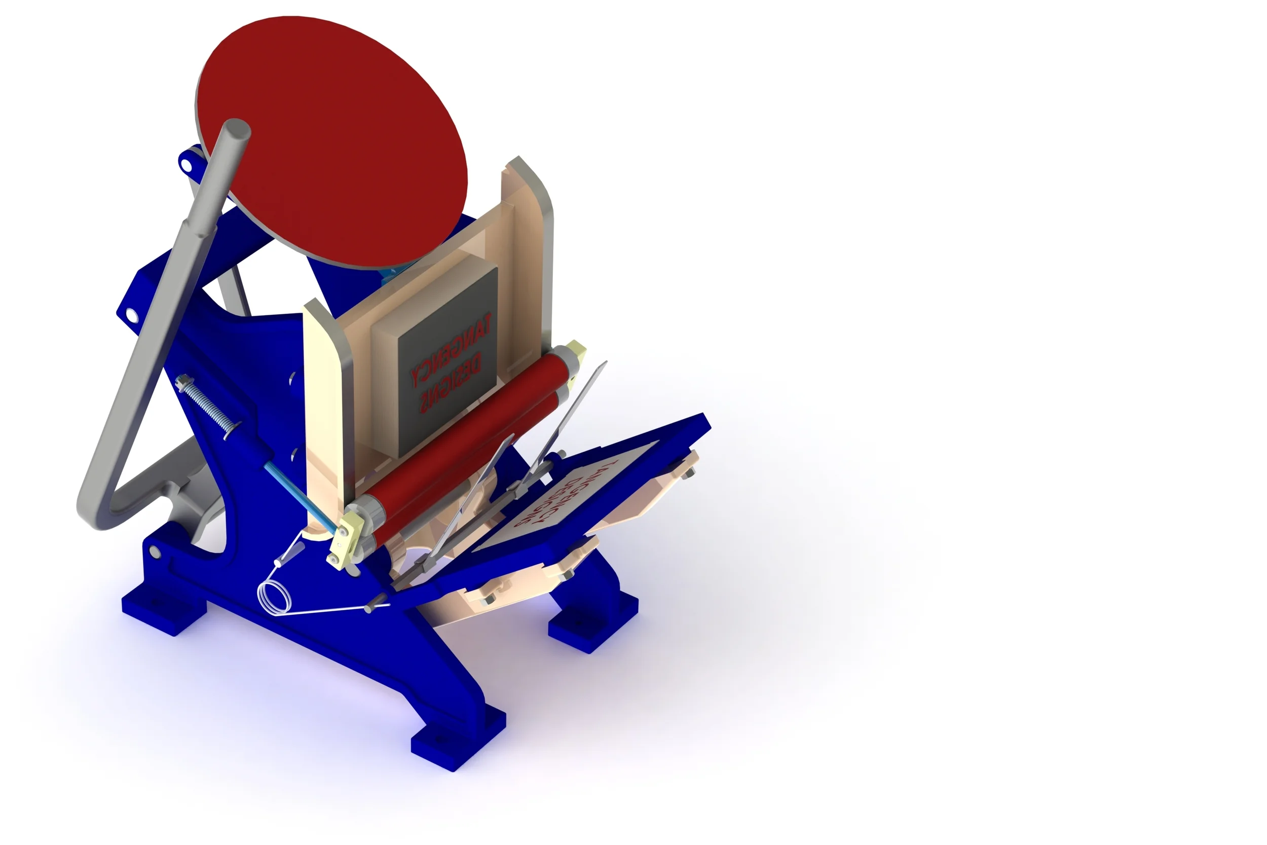 Letter Press Assembly Render