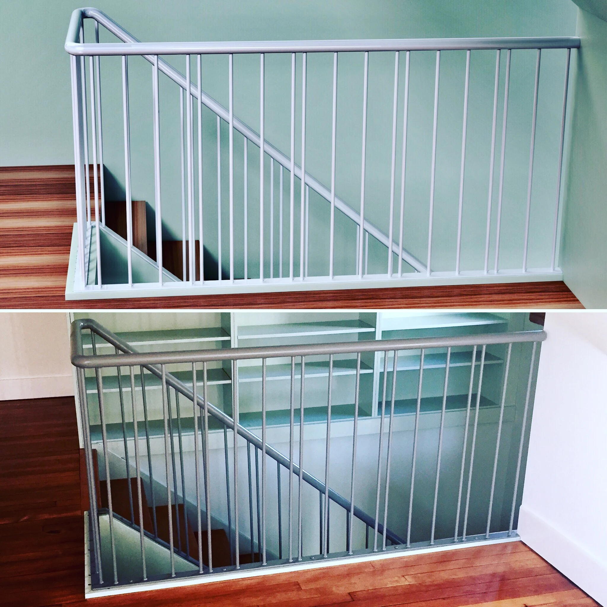 Stairway Before and After - 2