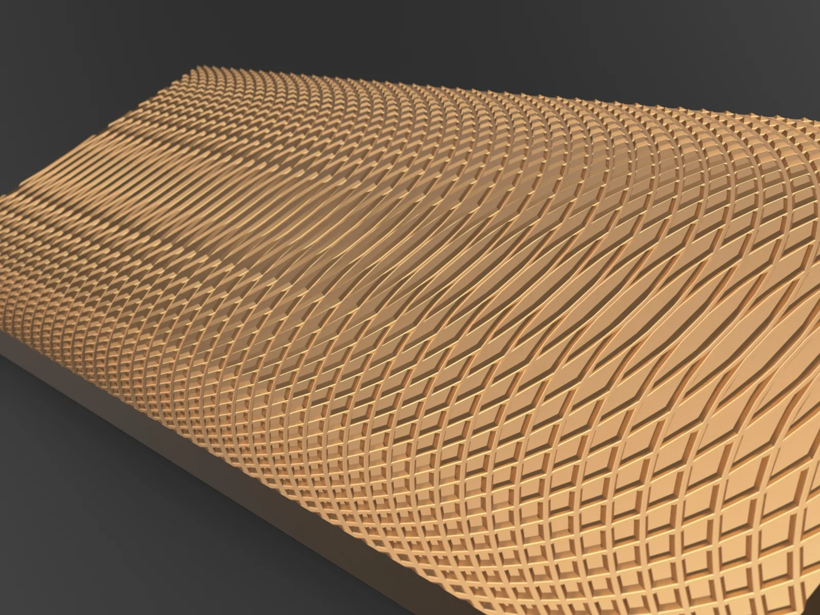 Knurled Brass Render