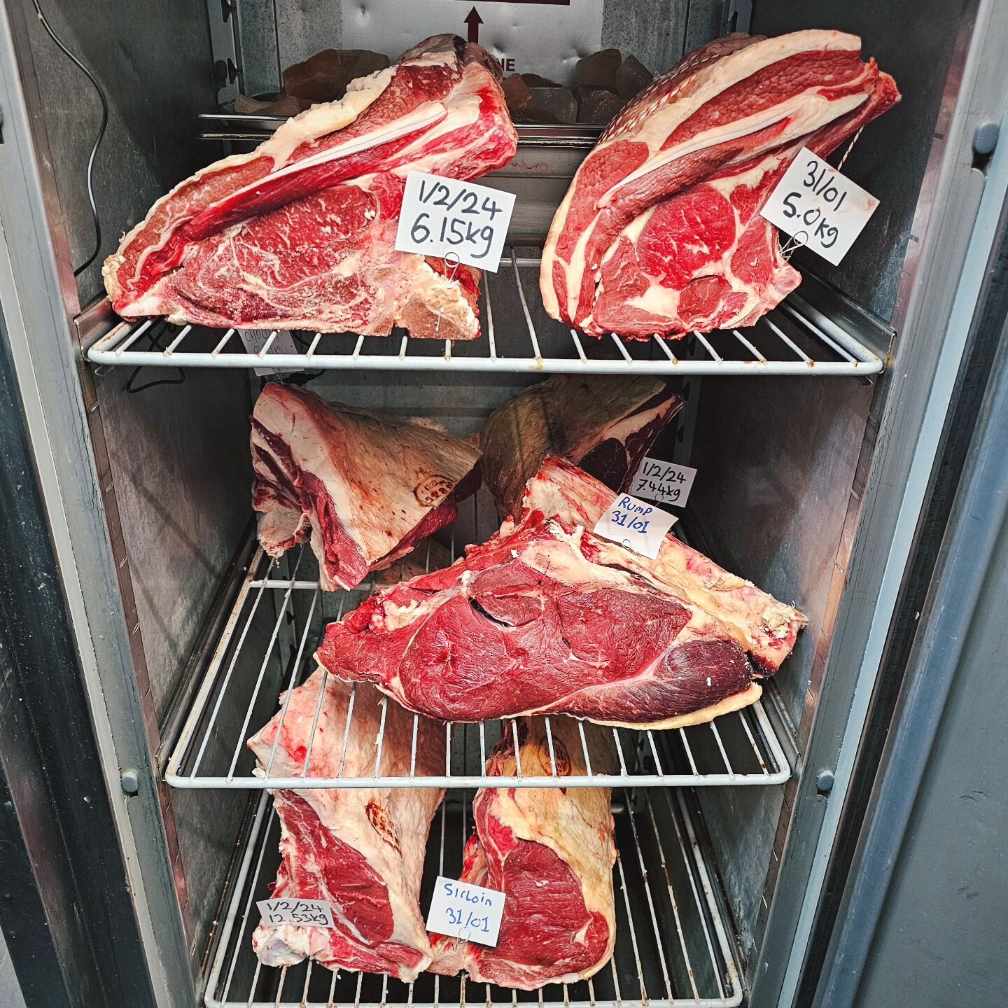 Don't forget, Valentines day is fast approaching. We've got our steaks dry ageing in preparation for the day. If you want to make it a special evening, come see the team.