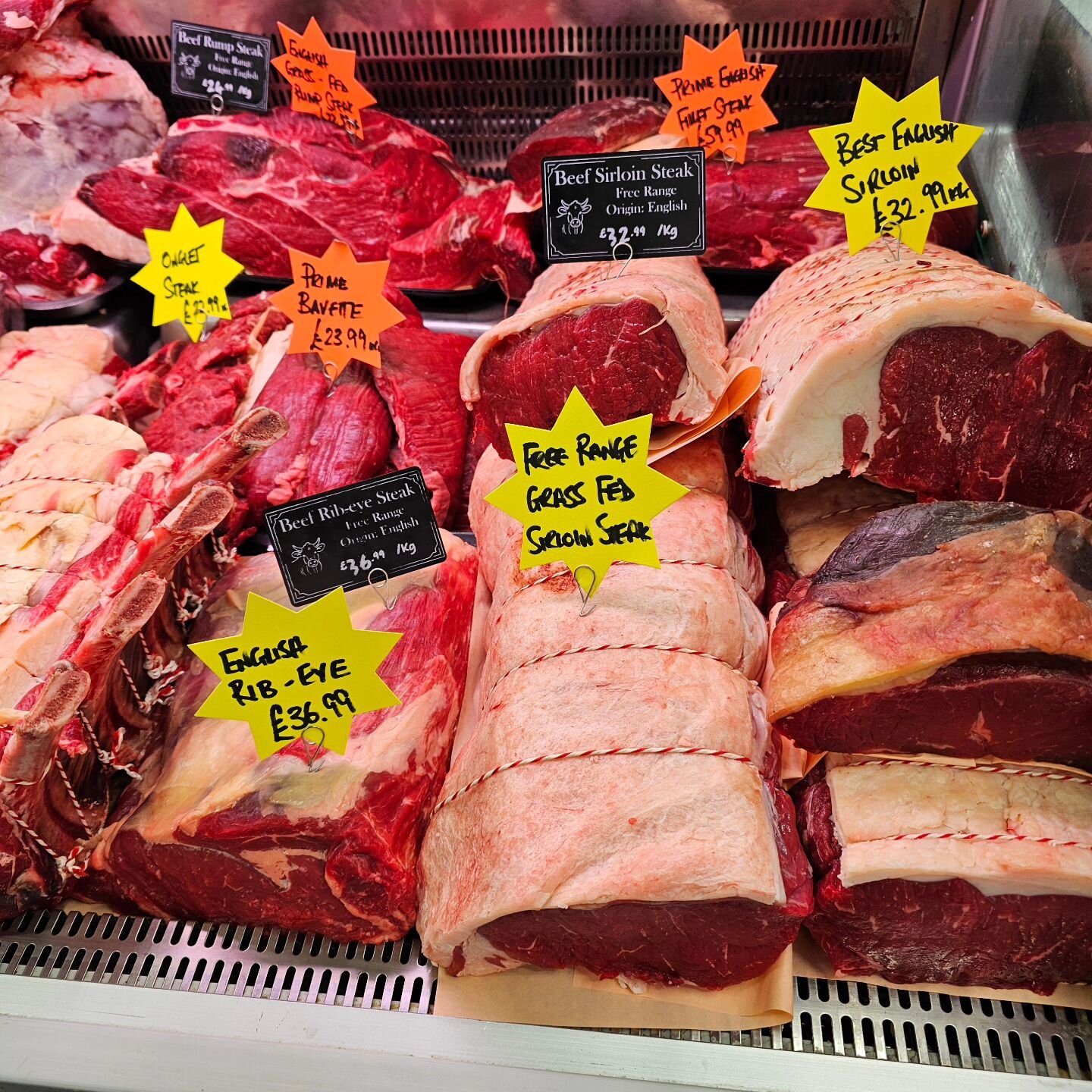 Fancy steak this Valentines? We have 8 varieties to choose from. Free range English beef all aged to perfection.

#sydenham #sydenhammums #dulwichmums #crystalpalacemums #nightin #butchers #freerange #fish #fishmongers #shopindependent #shopsmallbusi