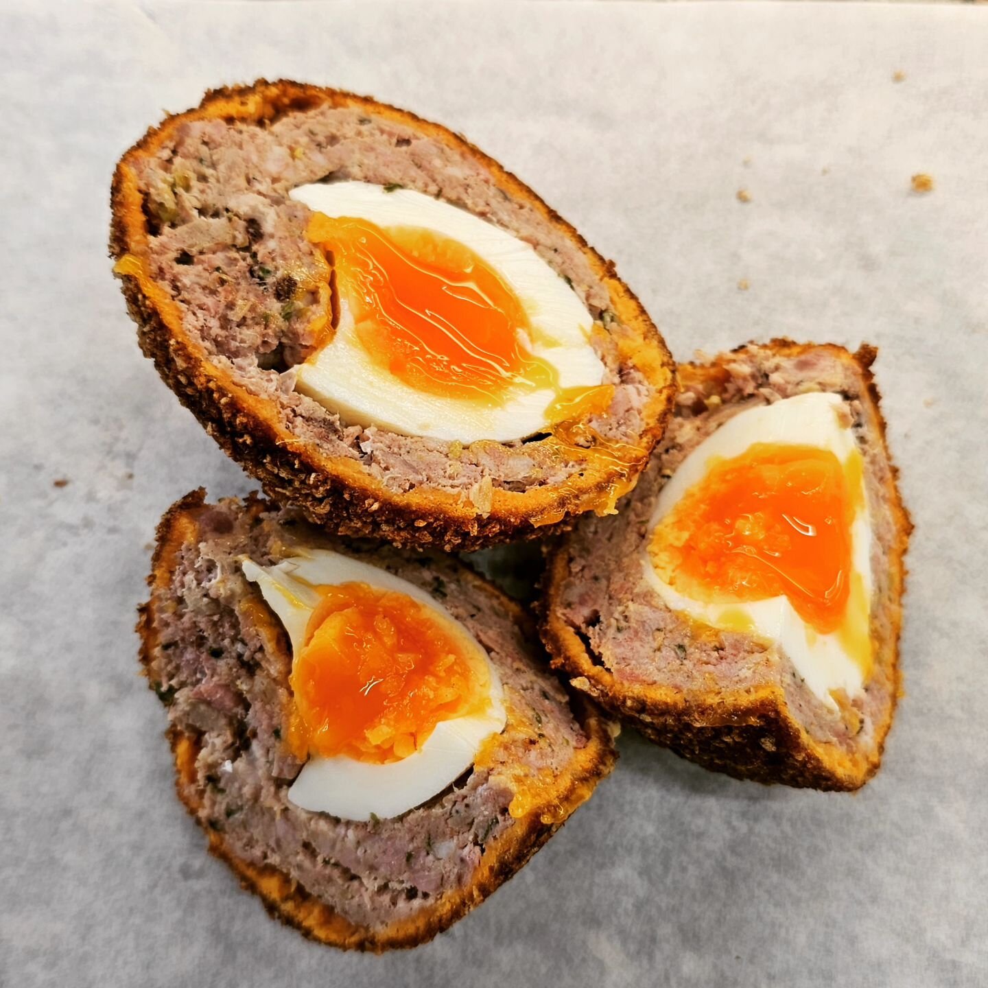 This weeks batch of Scotch Eggs has turned out outrageously good!

#sydenham #sydenhammums #dulwichmums #crystalpalacemums #nightin #butchers #freerange #fish #fishmongers #shopindependent #shopsmallbusiness #foodieofinstagram #food #london #londonea