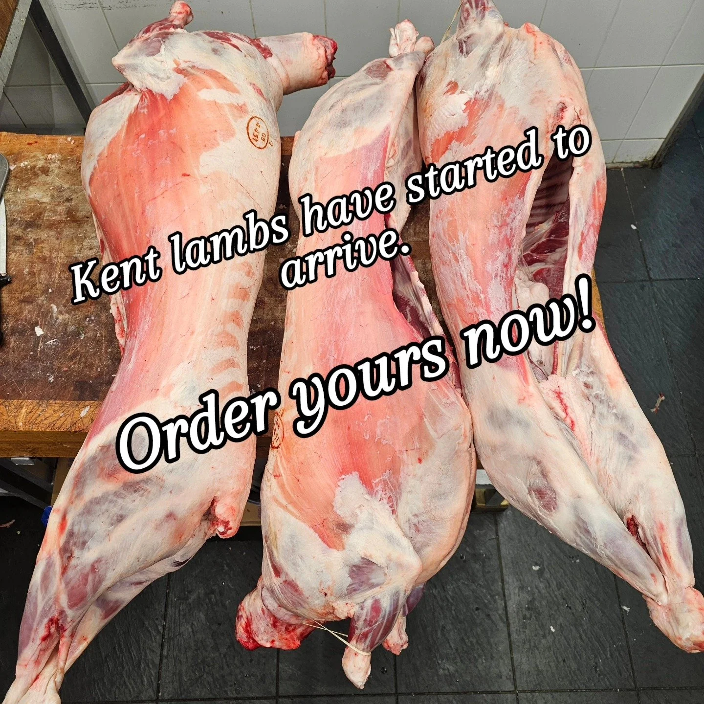 Don't forget to order your Kent Lamb for the weekend.

All joints and cuts are still available.

We're open every day until Saturday, including Good Friday.

Our order books are filling up fast so don't delay.

#lamb #easter #sydenham #sydenhammums #