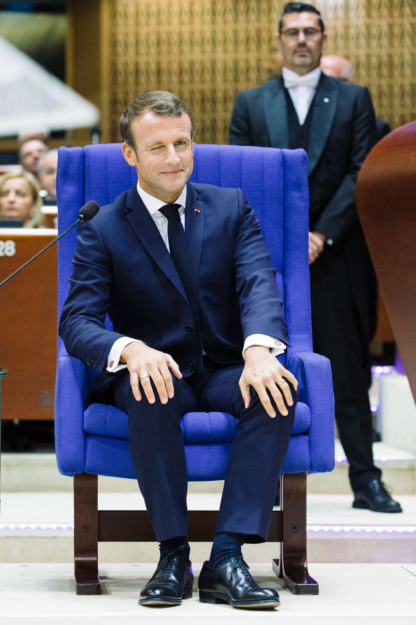 EMMANUEL MACRON AT THE COUNCIL OF EUROPE
