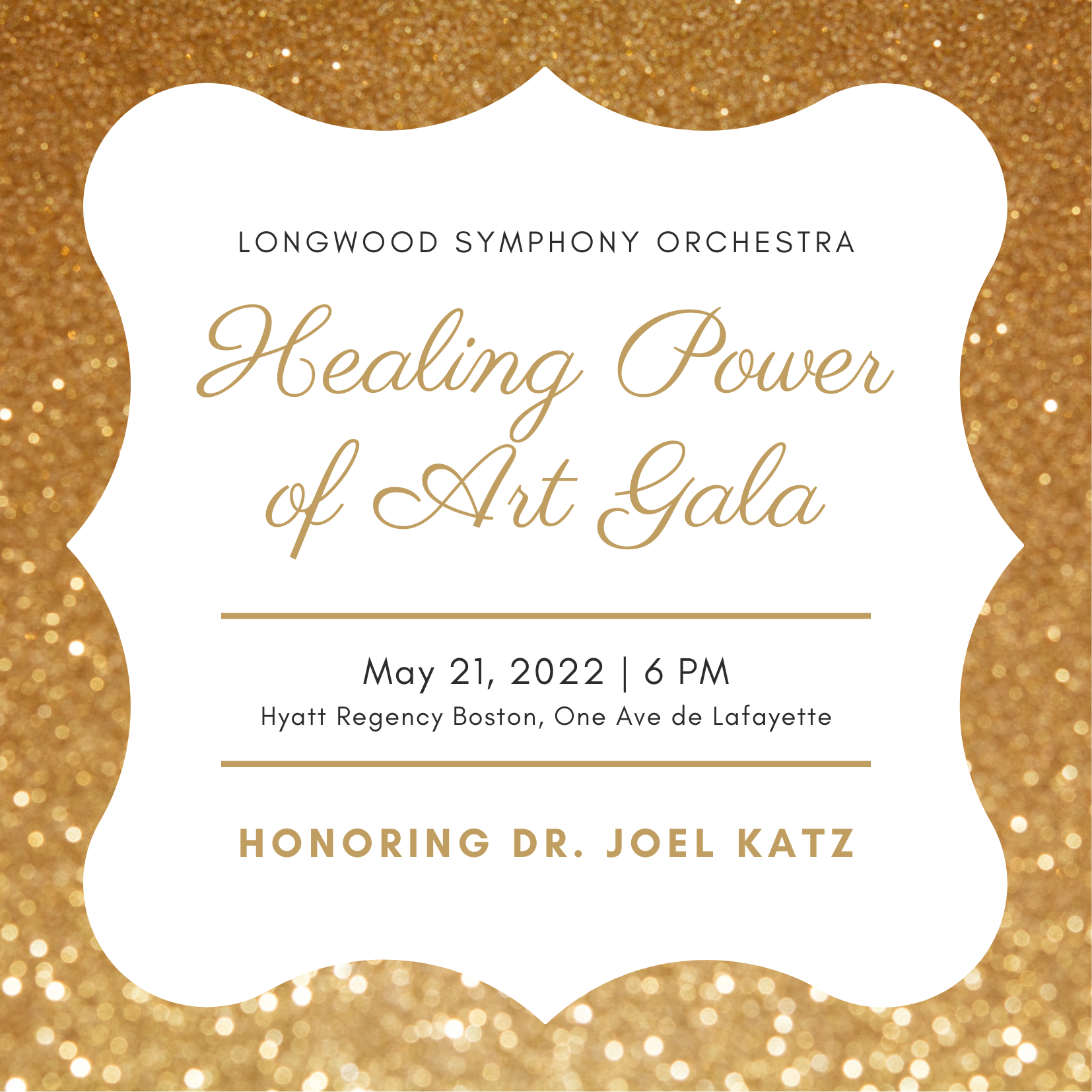 Healing Power of Art Gala: Honoring Dr. Joel Katz — Longwood Symphony  Orchestra