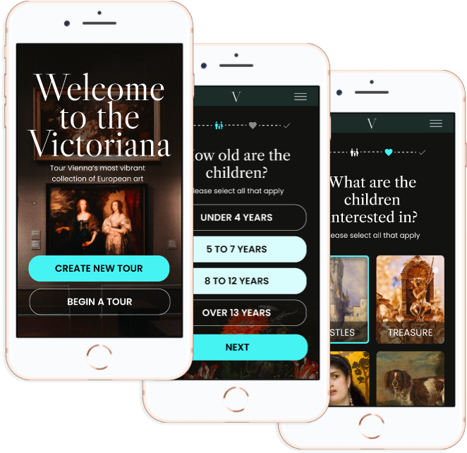 Designing a custom art gallery tour app for families with children