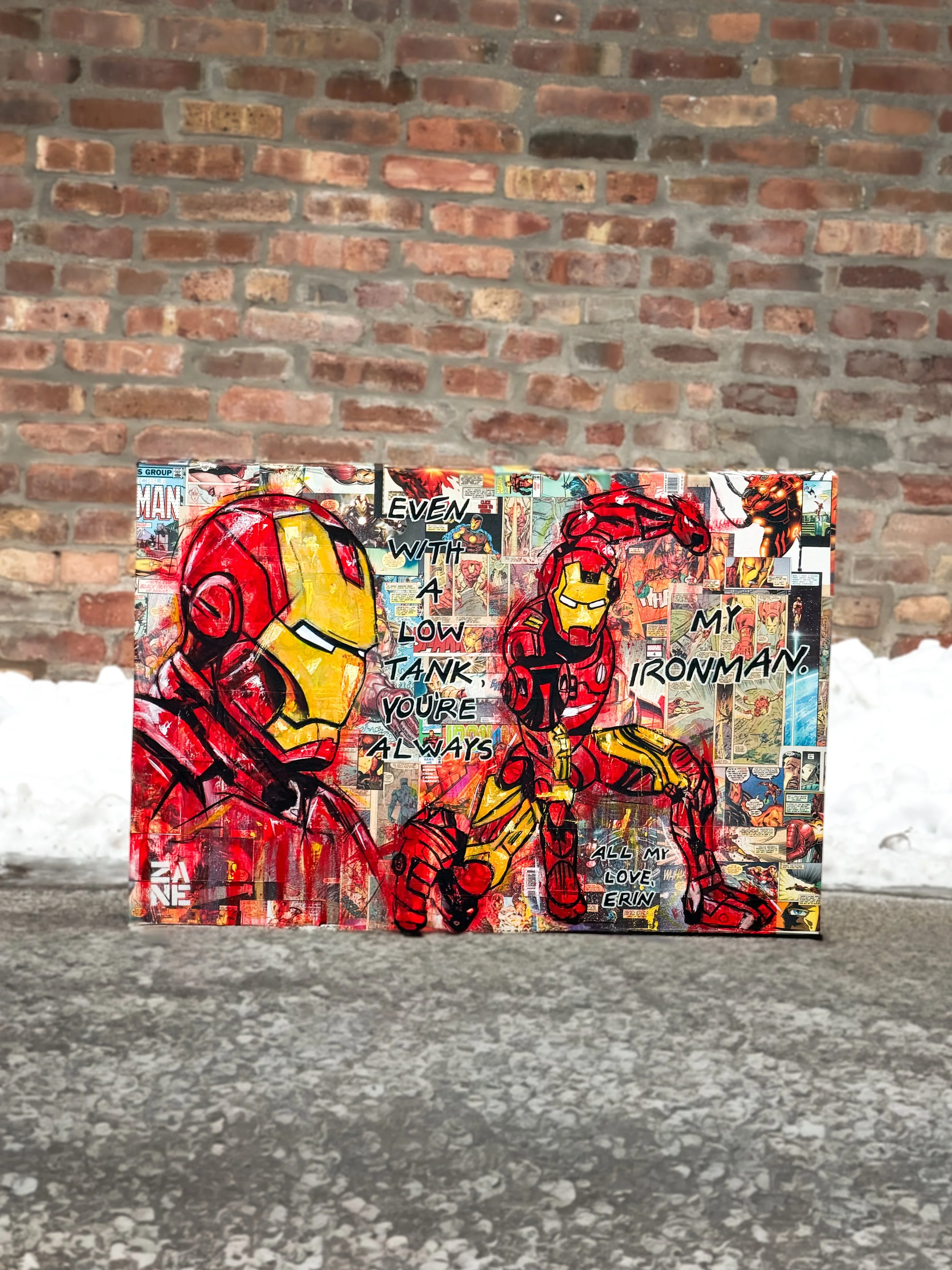 Zane Statz Marvel Iron Man Painting