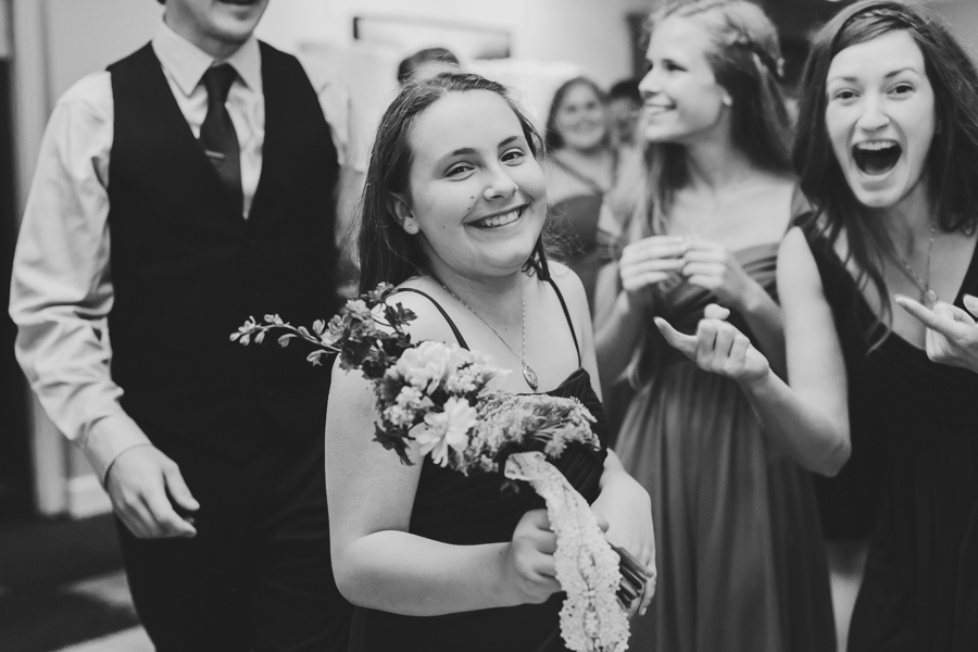 Bouquet Toss - Of Fate and Chaos - Hampton Roads Wedding Photographer