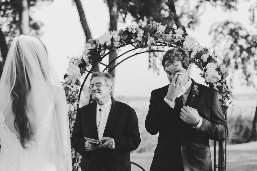 Groom's Reaction - Of Fate and Chaos - Hampton Roads Wedding Photographer