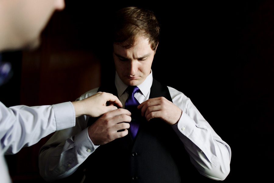Groom Getting Ready - Of Fate and Chaos - Hampton Roads Wedding Photographer