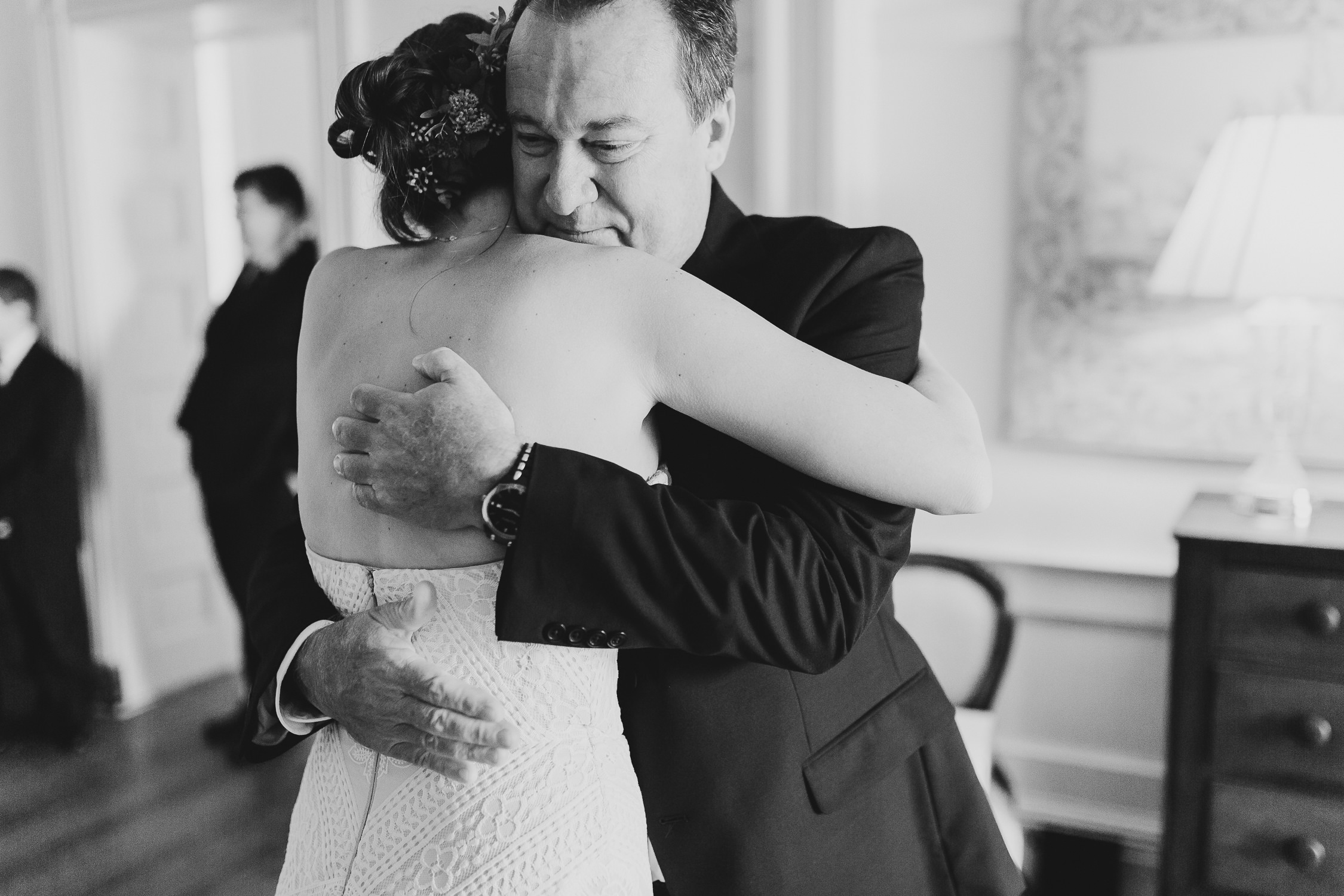 Father of the Bride Moment - North Carolina Plantation Wedding - Of Fate and Chaos Wedding Photography