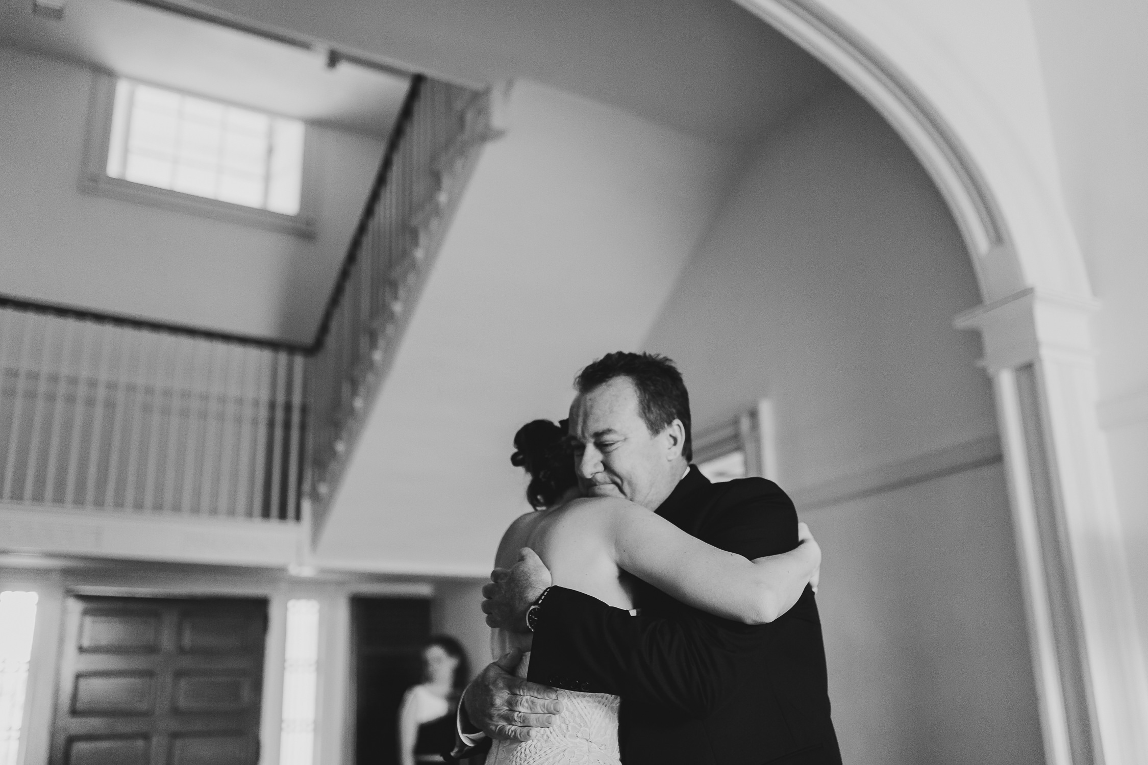 Emotional Father Daughter Moment - North Carolina Plantation Wedding - Of Fate and Chaos Durham Wedding Photographer