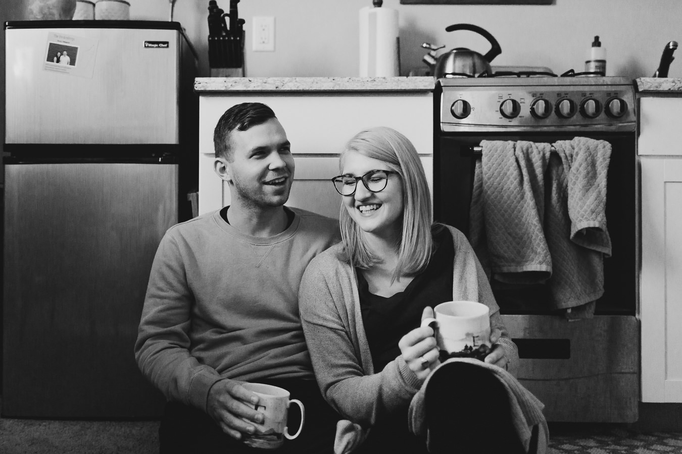 Virginia Beach in home Engagement Session