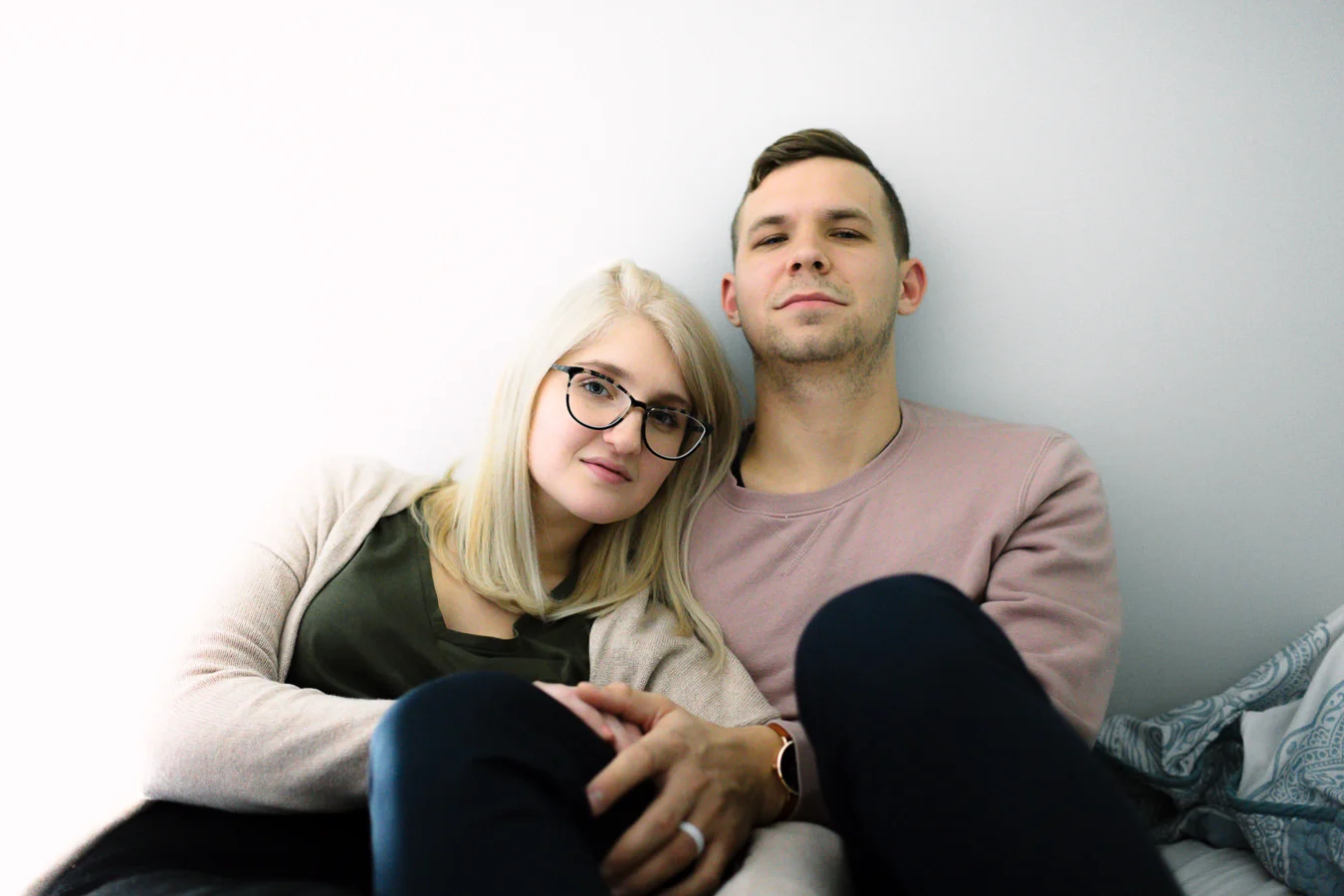 Jacquie + Ryan | In-Home Couples Session | Virginia Beach Wedding Photographer