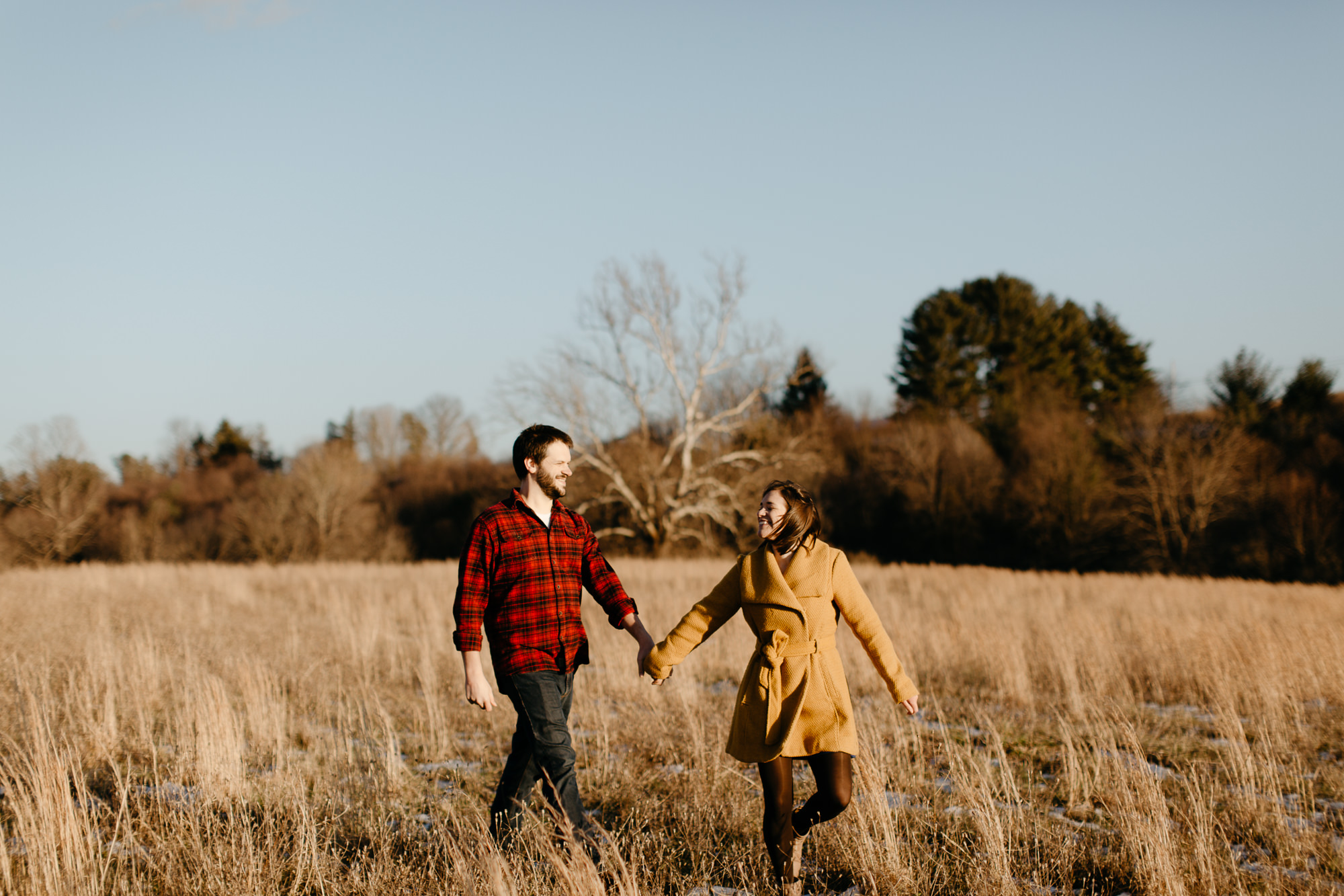 Heritage Park Engagement Photos - Blacksburg Wedding Photographer