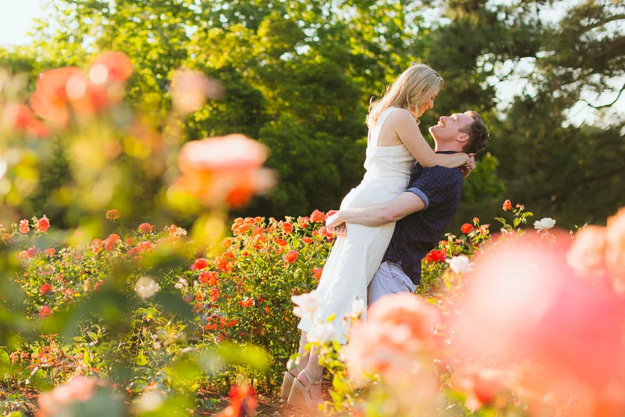 Norfolk Botanical Garden Engagement | Emma + Kevin