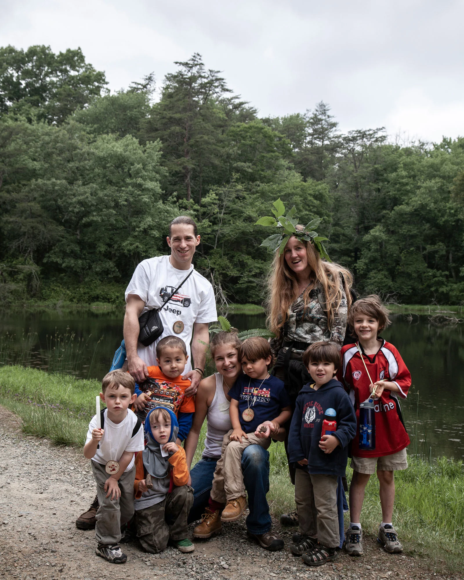 Primitive Survival Camp for The Washington Post Magazine