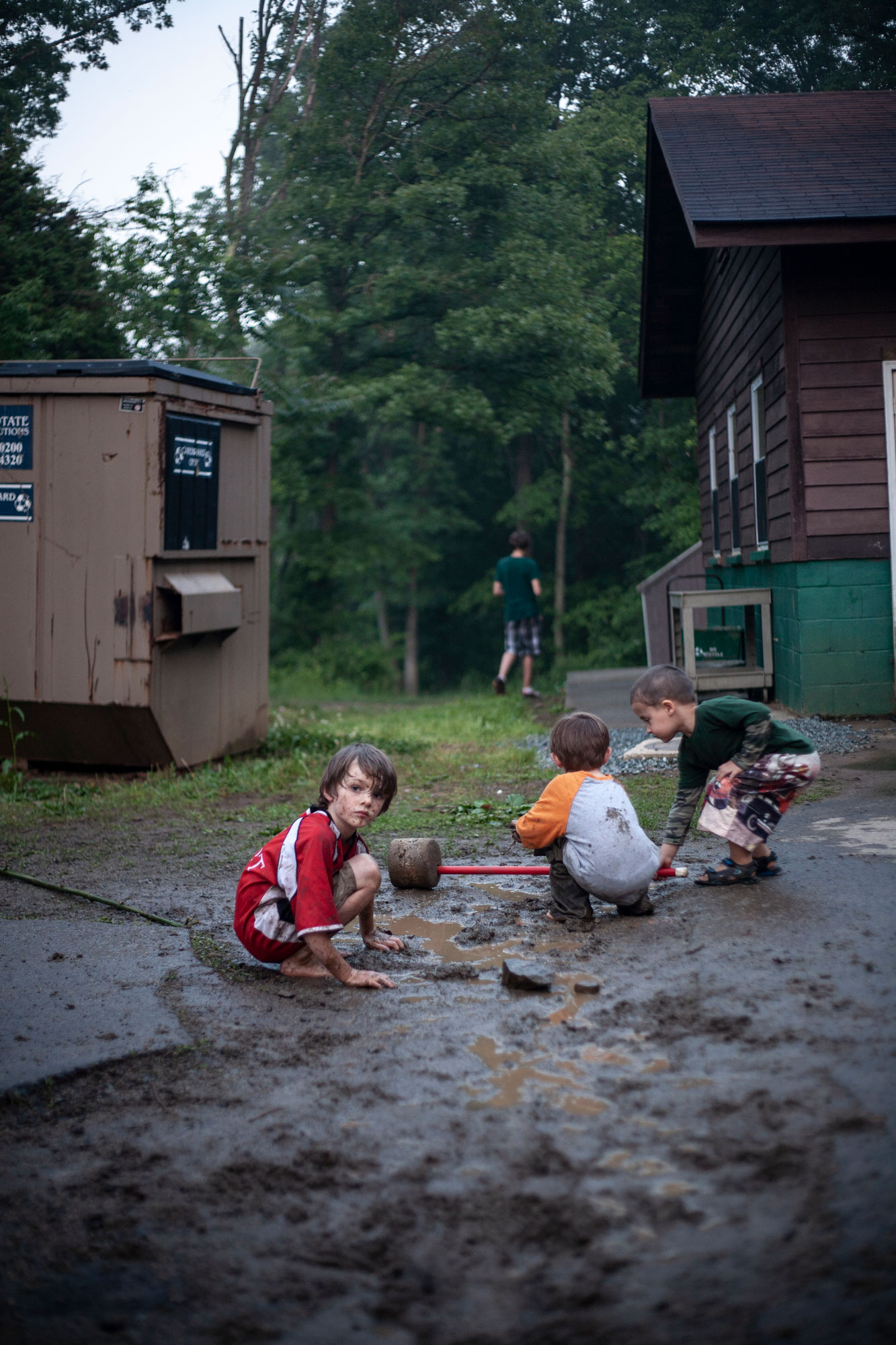 Primitive Survival Camp for The Washington Post Magazine