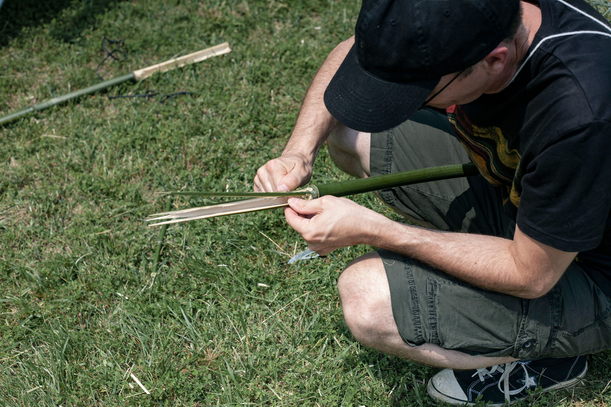 Primitive Survival Camp for The Washington Post Magazine