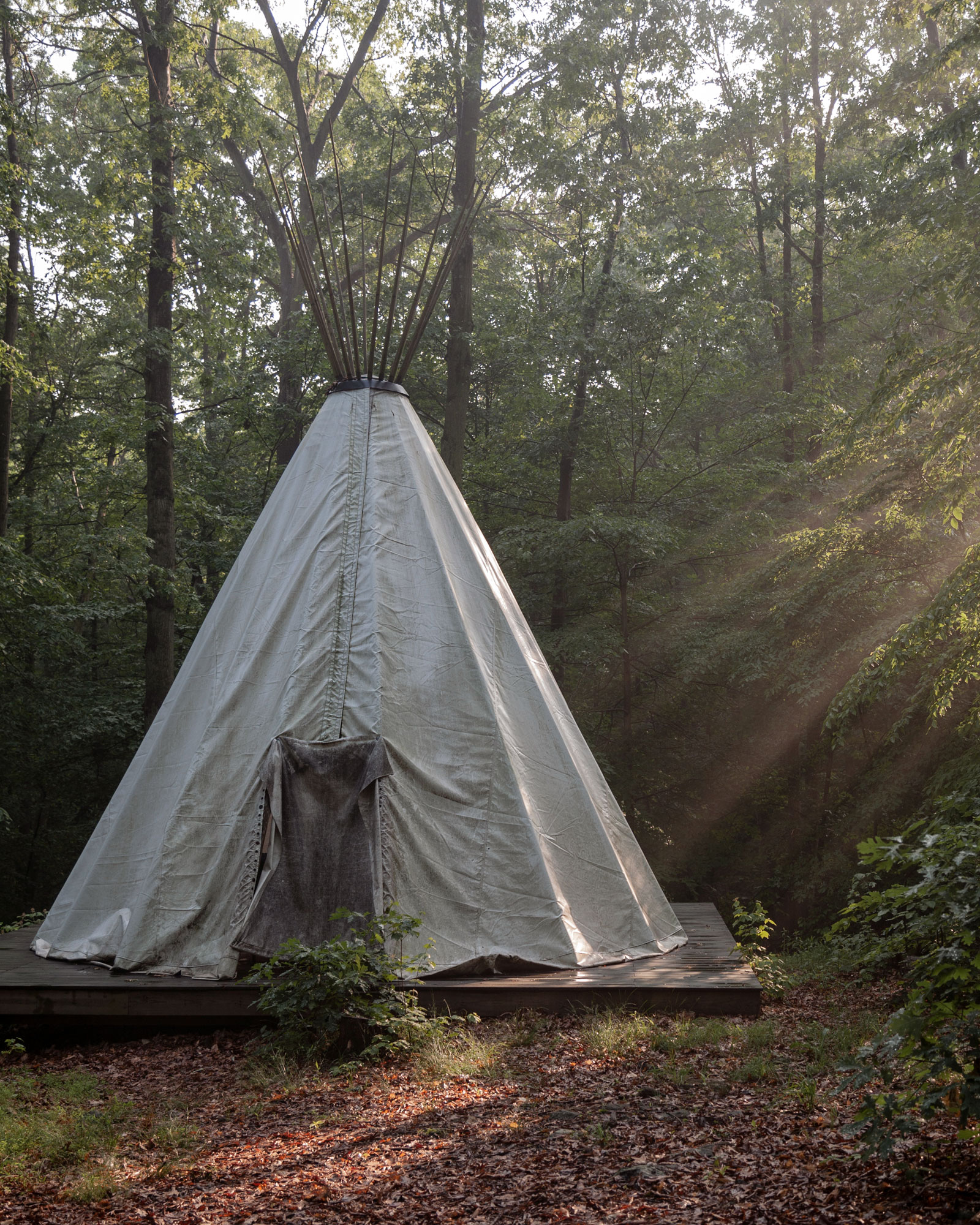 Primitive Survival Camp for The Washington Post Magazine