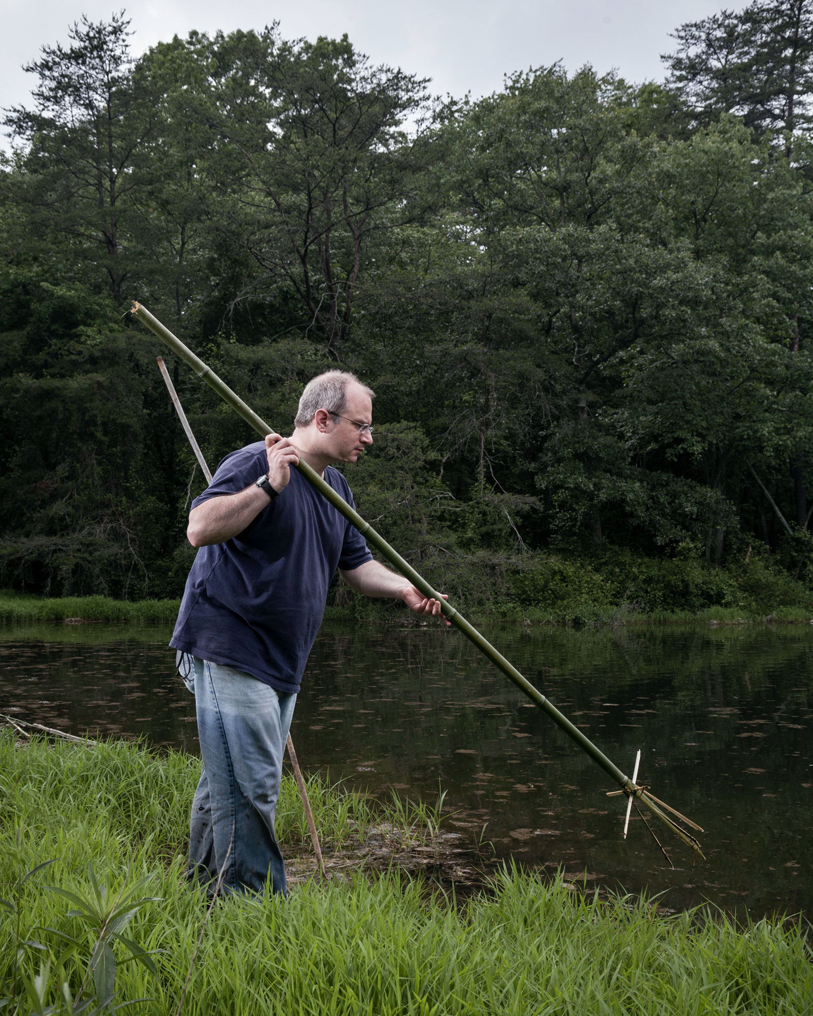 Primitive Survival Camp for The Washington Post Magazine